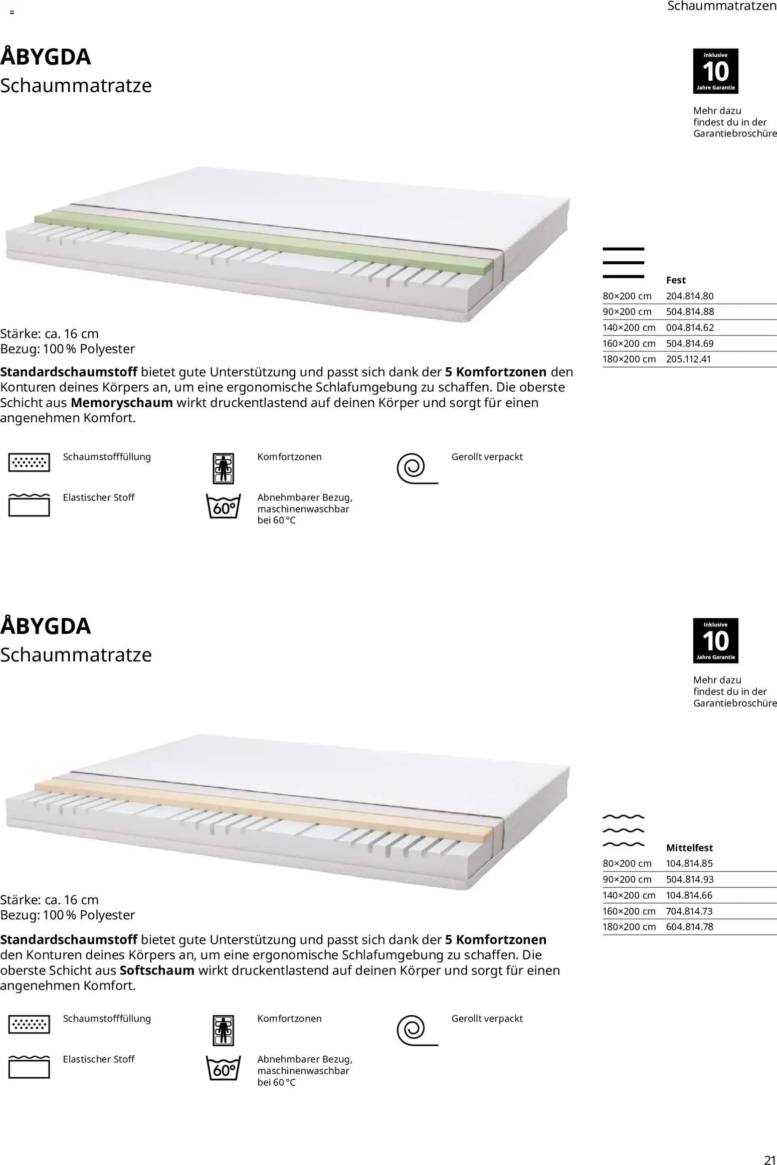 Ikea Prospekt Schlafkomfort – gültig ab 16.09.2026 | Seite: 21