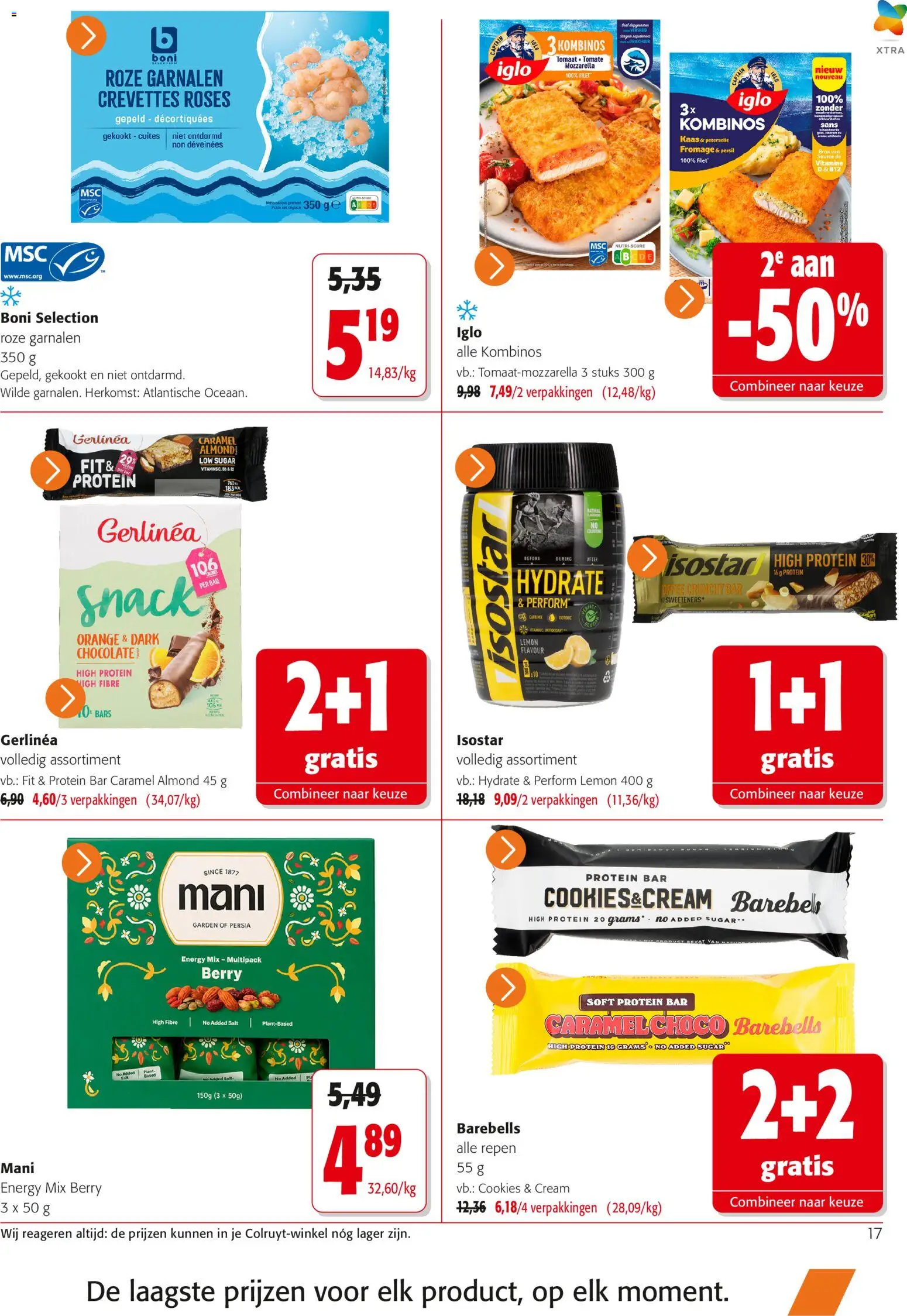 {H1} | Pagina: 17 | Producten: Mozzarella, Peterselie, Repen, Garnalen