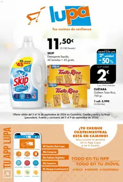 Vista previa Lupa Supermercados folleto válido desde el 03/09/2026