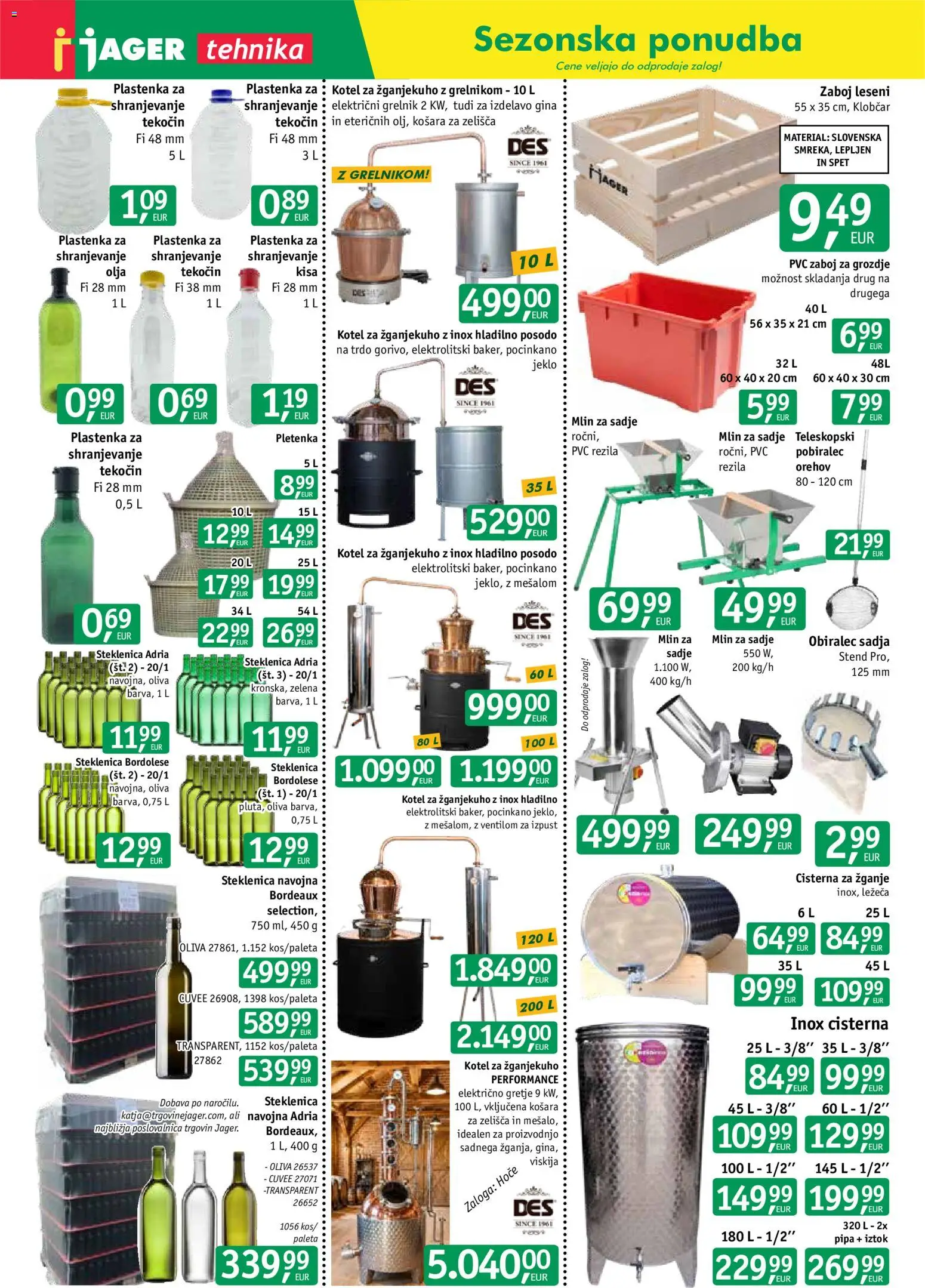 Novi Jager katalog ponudbe – veljaven od 07.10.2026 | Stran: 1