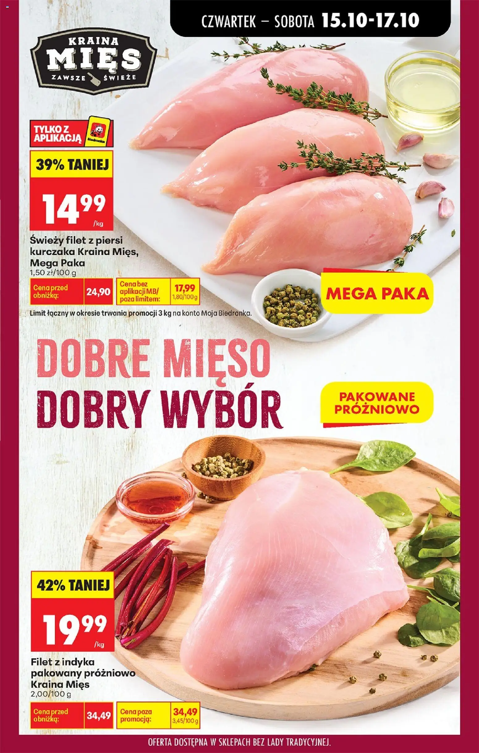 Biedronka Polsko leták - Codziennie niskie ceny od 15.10.2026 | Strana: 41 | Produkty: Filet