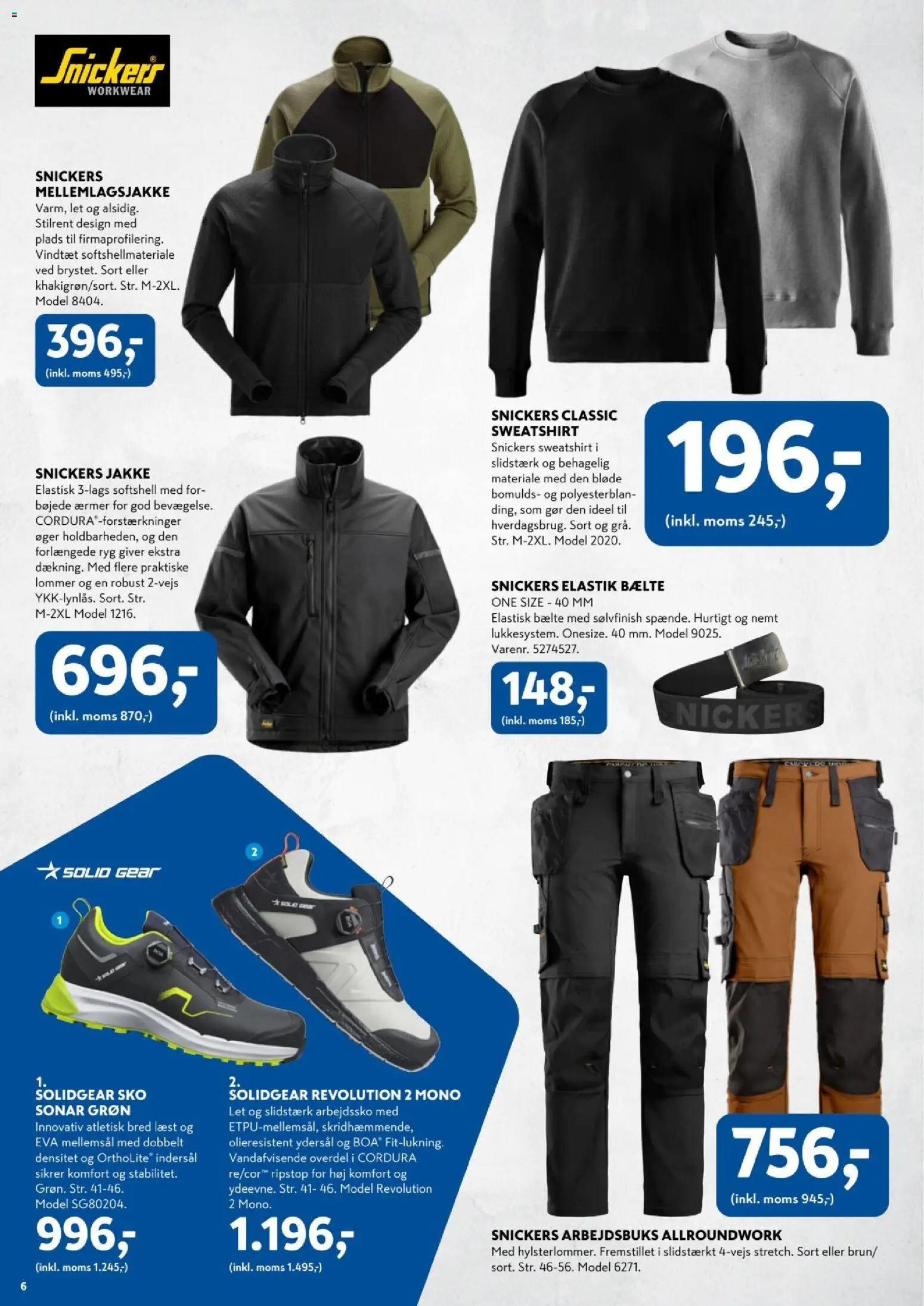 Davidsen tilbudsavis – gyldig fra 05/10/2026 | Side: 6 | Produkter: Jakke, Bælte, Søm, Sko
