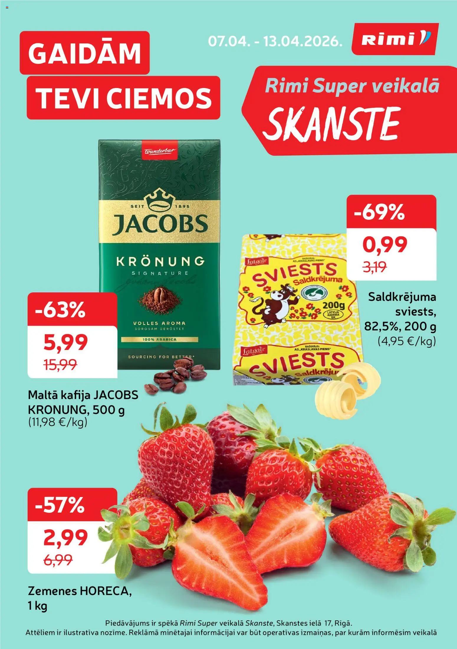 Rimi - Rimi Super Skanste piedāvājumi no 07.04.2026 » aktuālā atlaide