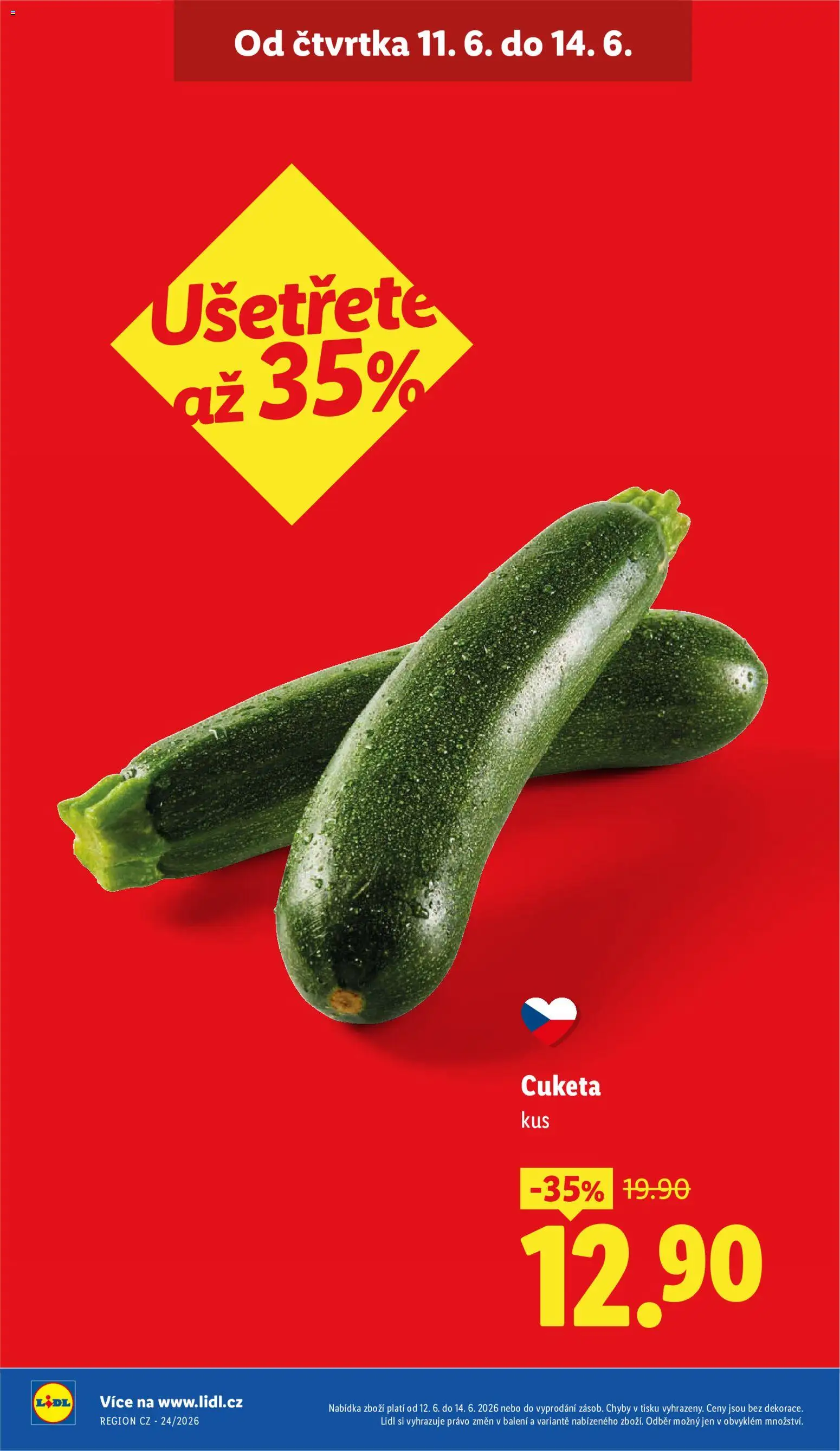 Lidl leták od 11.06.2026 | Strana: 11 | Produkty: Cuketa