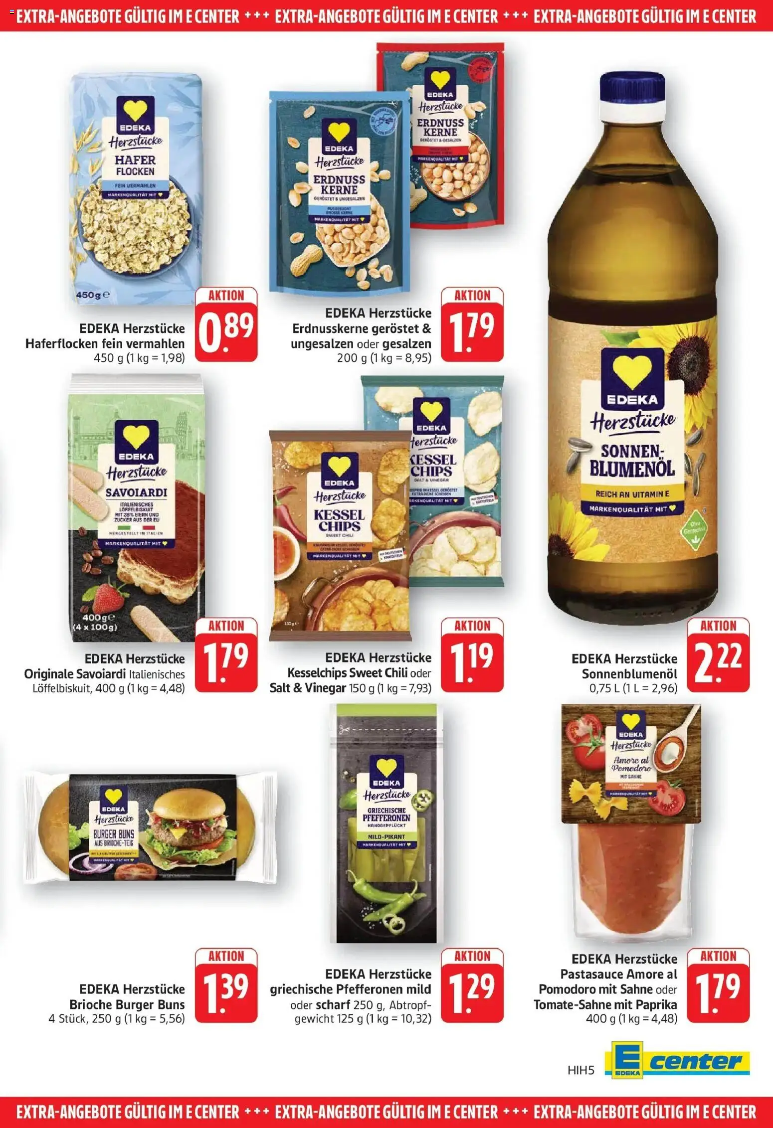 Edeka Prospekt Göppingen (ab 07.09.2026) » Angebote Online | Seite: 25 | Produkte: Burger, Paprika, Chili, Flocken