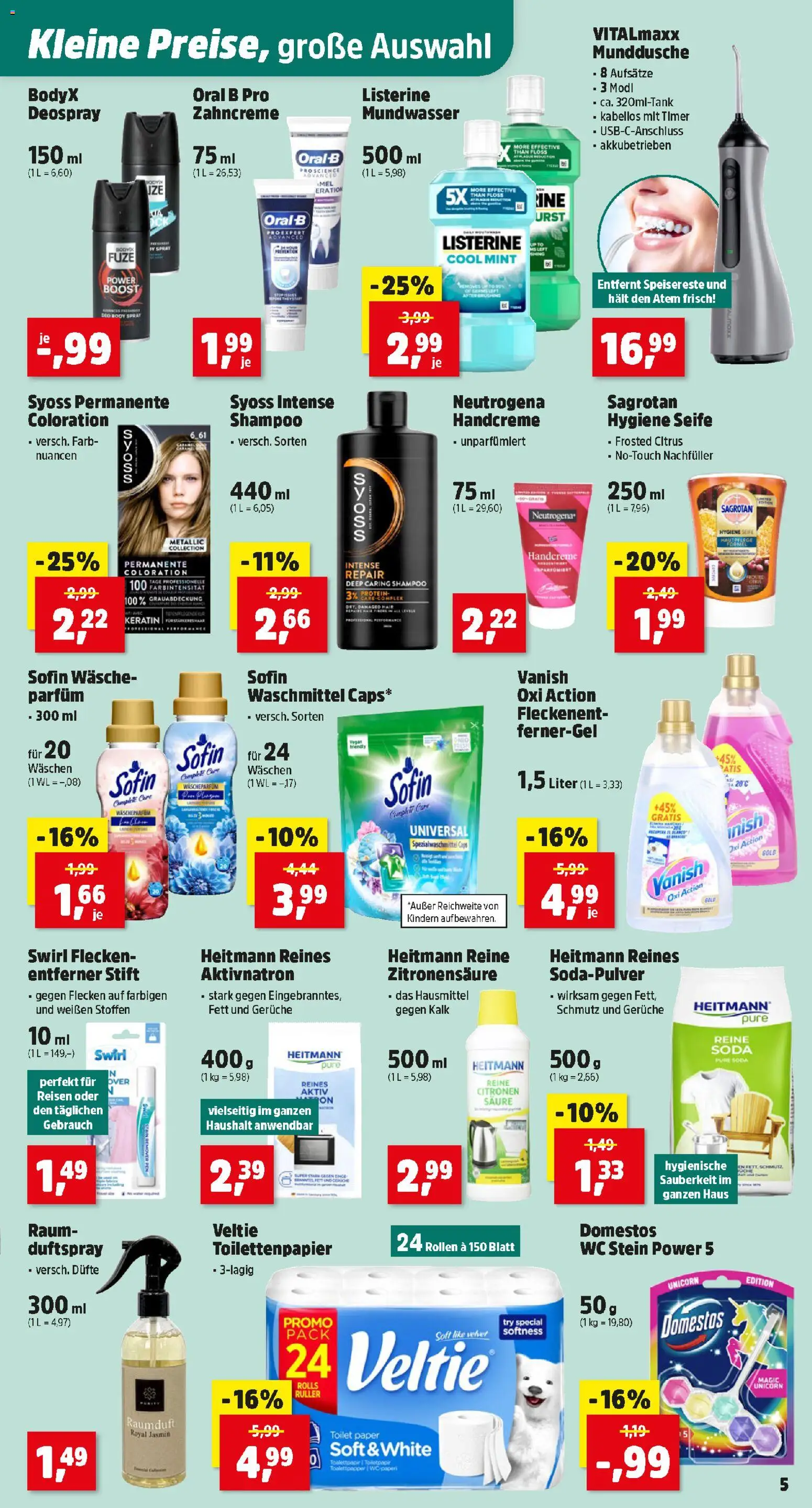 Thomas Philipps Flugblatt gültig ab 12.10.2026 | Seite: 9 | Produkte: WC Stein, Shampoo, Handcreme, Waschmittel