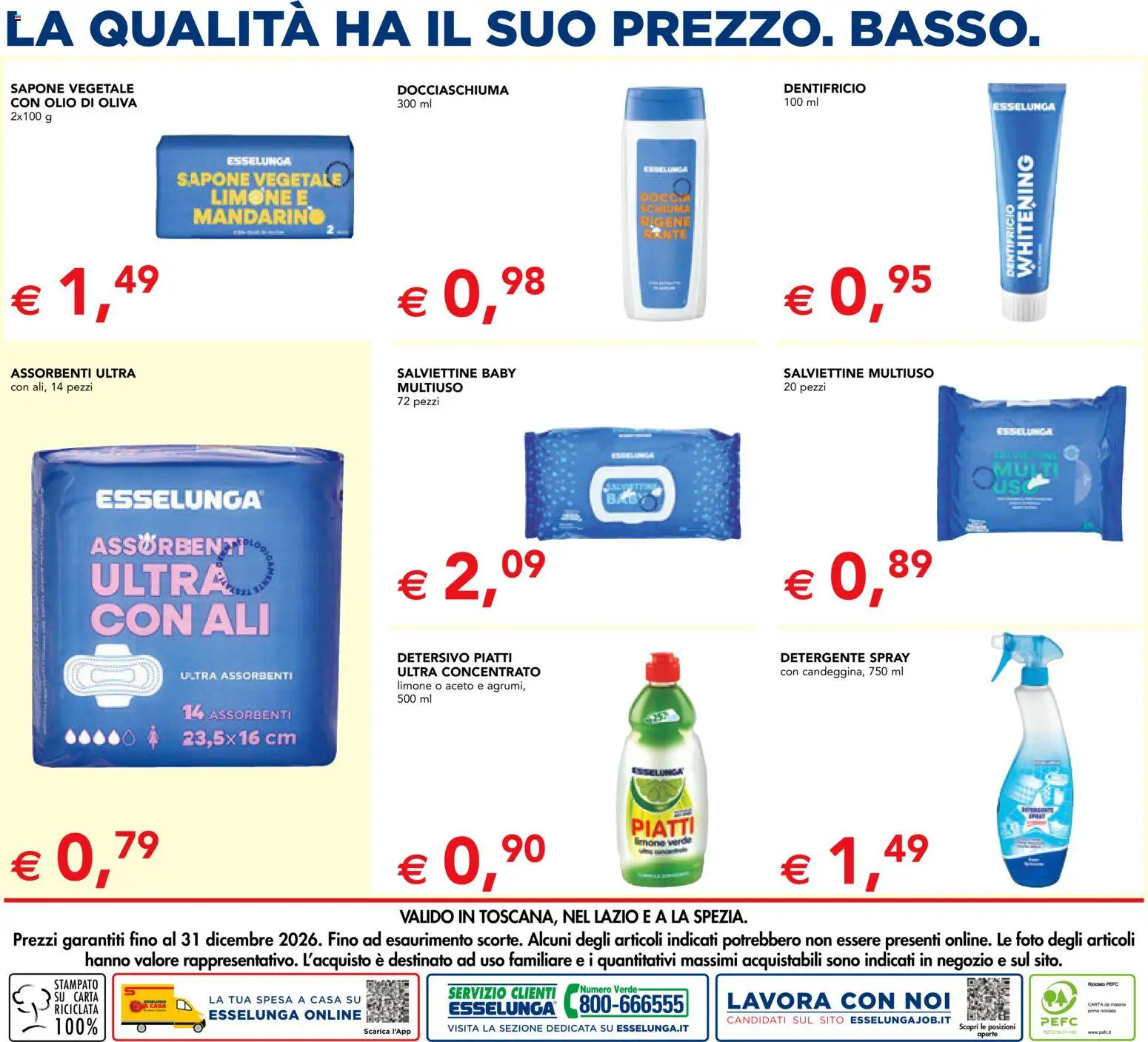 Volantino Esselunga S del 28.05.2026 | Pagina: 8 | Prodotti: Sapone, Limone, Aceto, Doccia