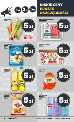 Pogląd oferty "Olej Ollineo, > słonecznikowy > rzepakowy 1 l" - ważna od 21.09.2026 | Strona: 4