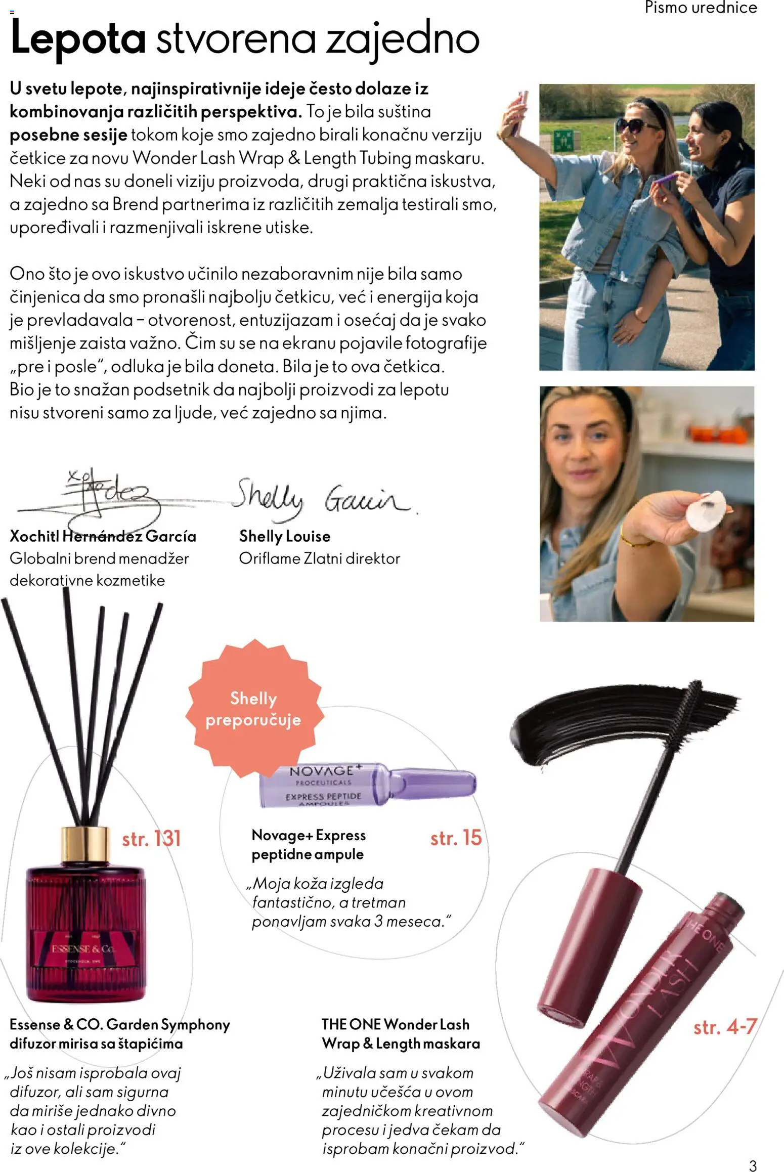 Oriflame katalog - važi od 16.09.2026 | Strana: 3 | Proizvode: Sto, Maskara