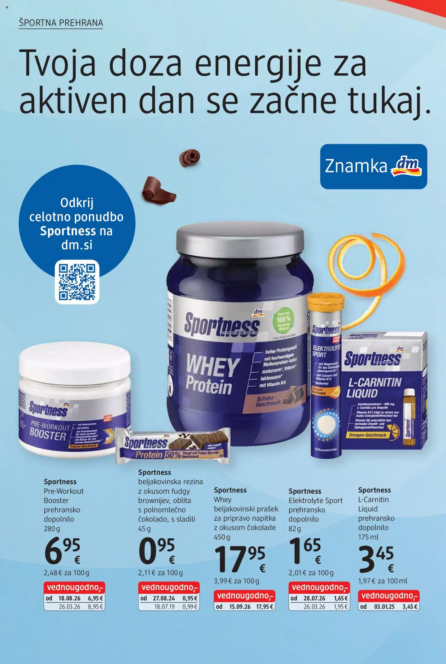 Novi DM Drogerie Markt katalog ponudbe – veljaven od 01.10.2026 | Stran: 20 | Izdelki: Beljakovinski prašek, Prašek