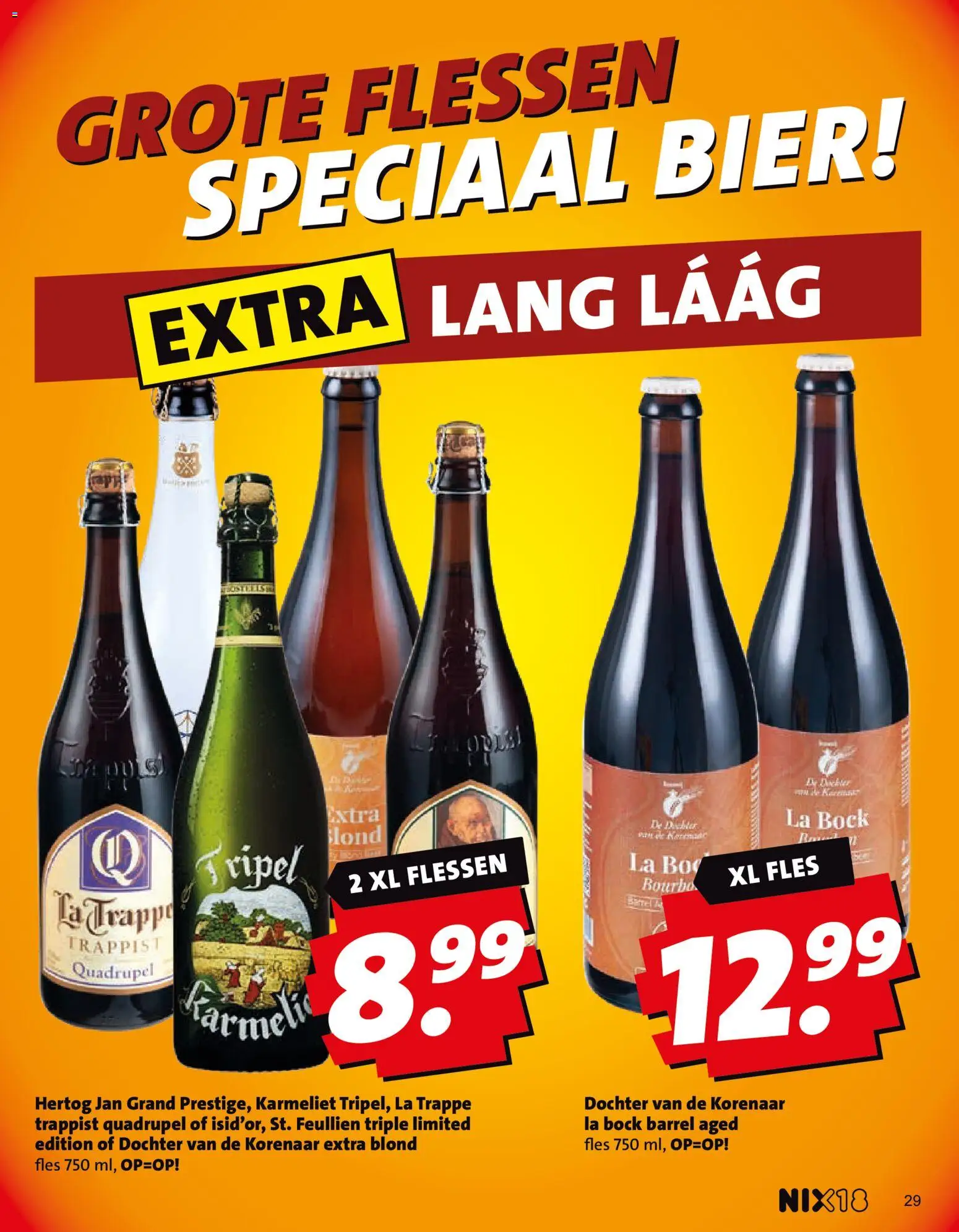 {H1} | Pagina: 29 | Producten: Bier, Fles, La
