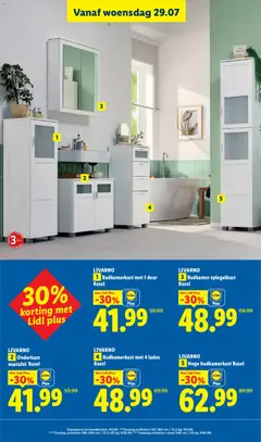 LIVARNO 1 Badkamerkast met 1 deur Basel, Badkamerkast met 1 deur - Voorbeeld van een folder van Lidl, geldig van 27-07-2026 | Pagina: 31