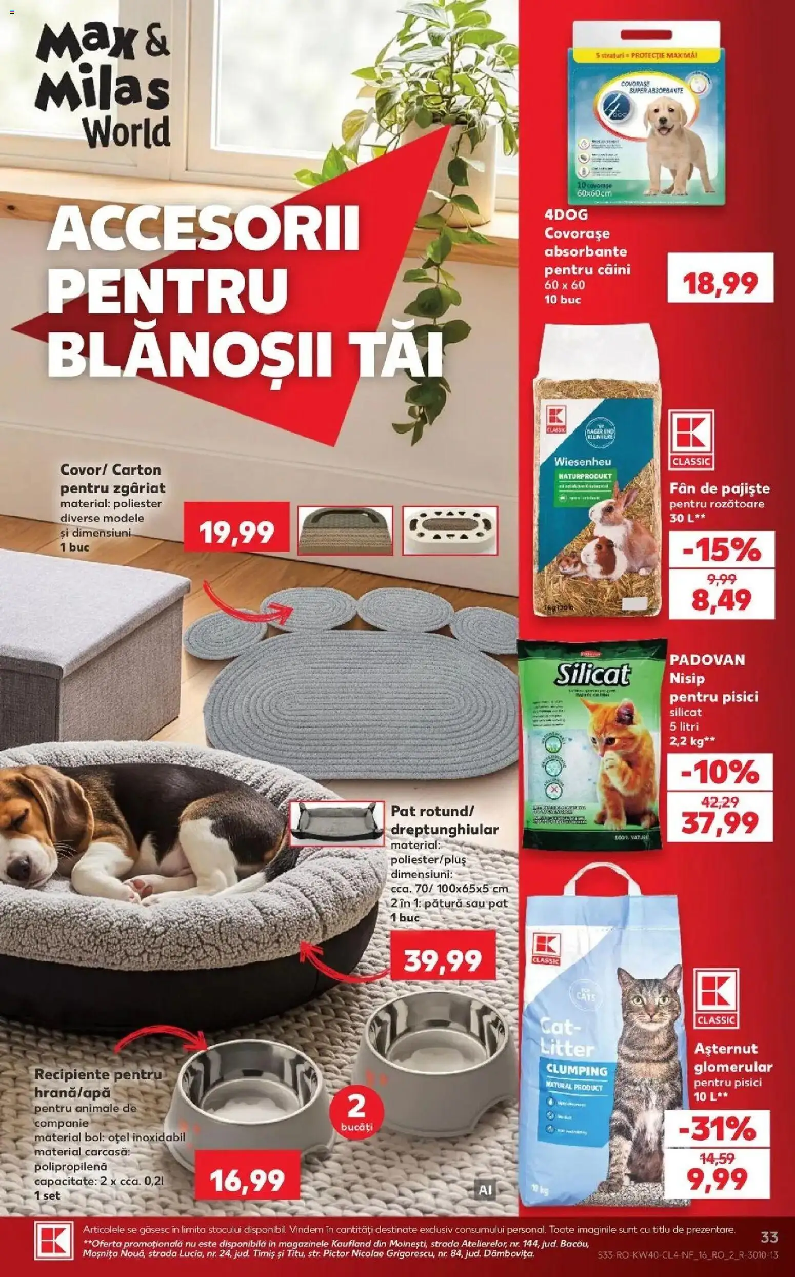 Kaufland Blaj 30.09.2026 - Revista si Oferta | Pagină: 33 | Produse: Bol, Pătură, Recipiente, Absorbante