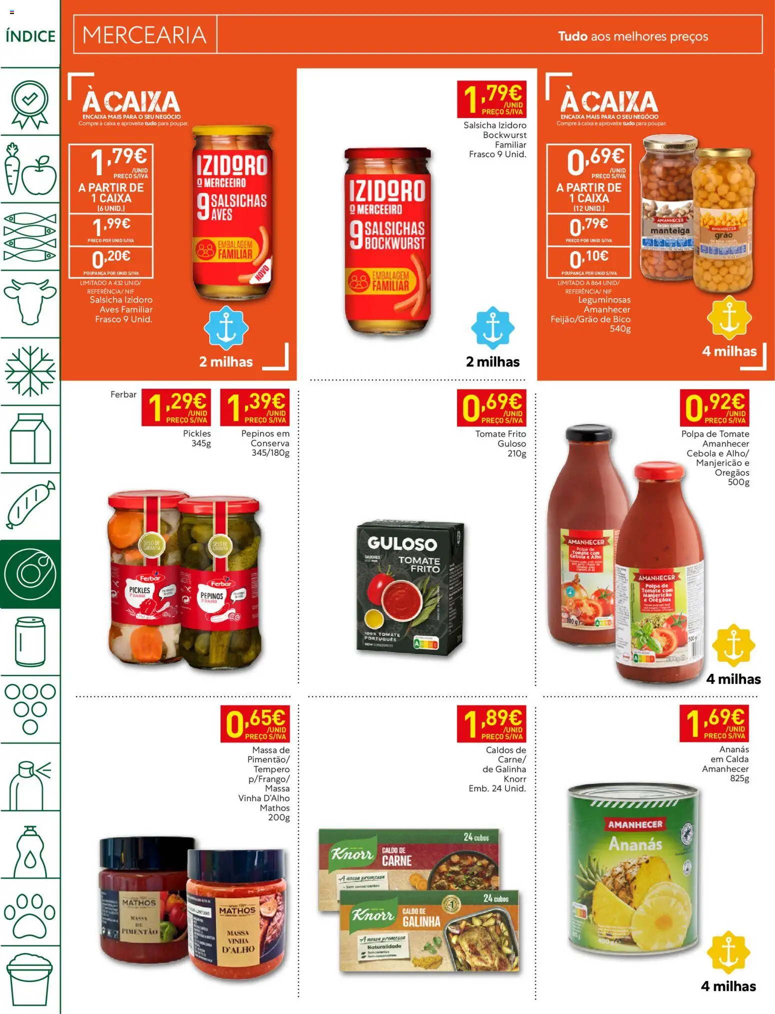 Recheio folheto Madeira │ válido de 13/10/2026 | Página: 16 | Produtos: Pimentão, Polpa de tomate, Ananás, Alho