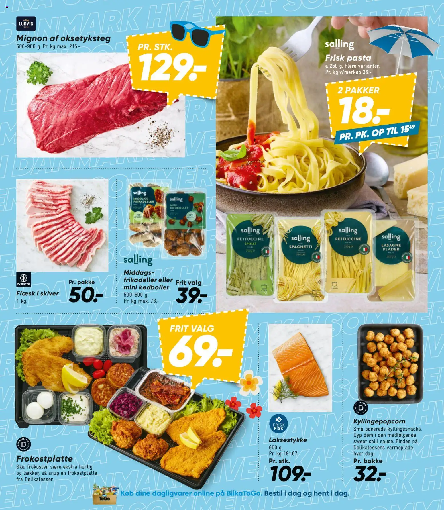 Bilka tilbudsavis – gyldig fra 17/07/2026 | Side: 14 | Produkter: Spaghetti, Pasta, Frikadeller, Spinat