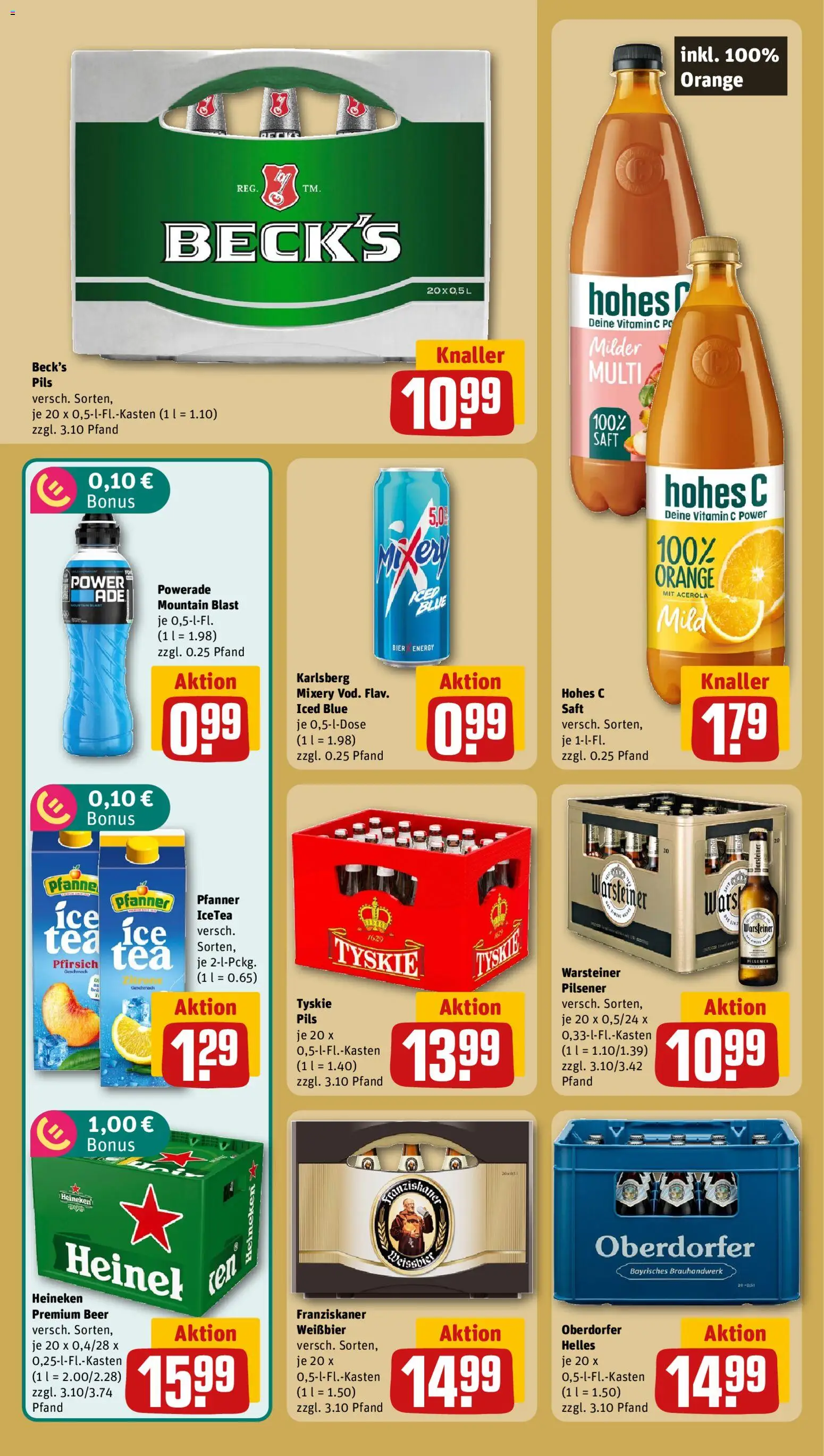 Rewe ihr Kaufpark Prospekt – gültig ab 31.08.2026 | Seite: 22 | Produkte: Franziskaner, Bier, Warsteiner, Zitrone