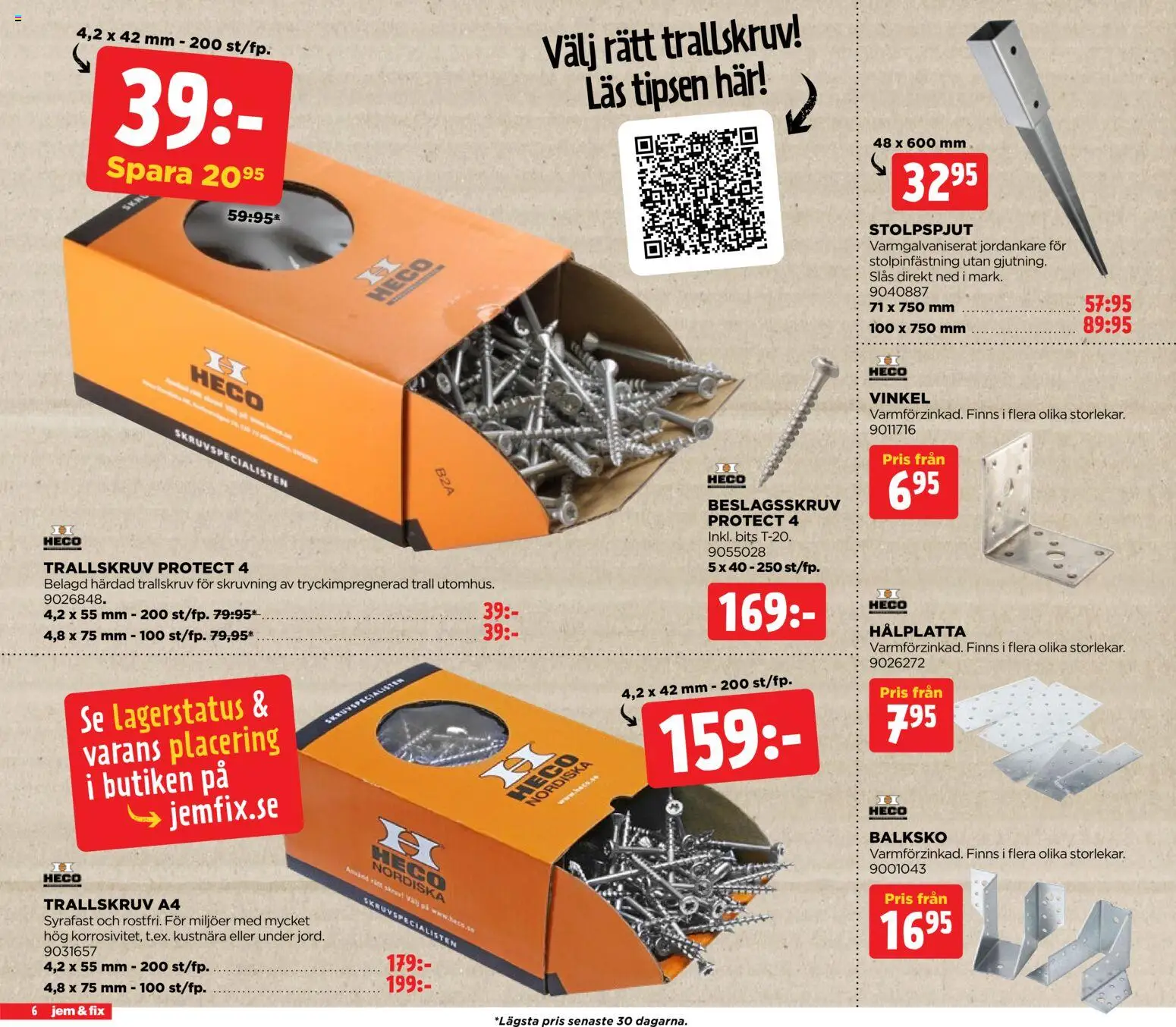 Jem & Fix reklamblad aktuell från 01.06.2026 | Sida: 6
