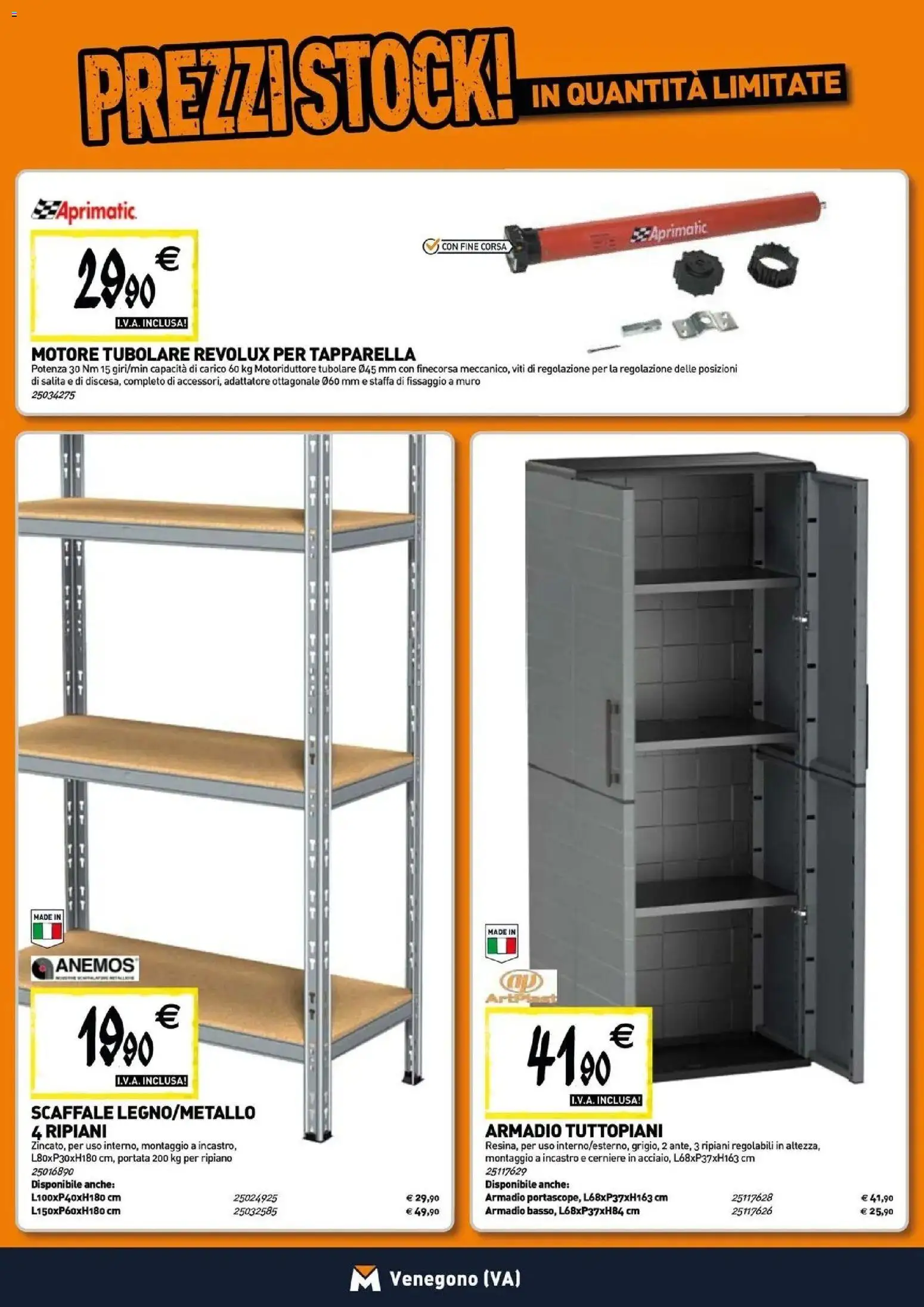 Nuovo TECNOMAT catalogo Venegono Inferiore dal 27/08/2026 > offerte anteprima 🛍️ | Pagina: 16 | Prodotti: Ripiano, Scaffale, Adattatore, Armadio