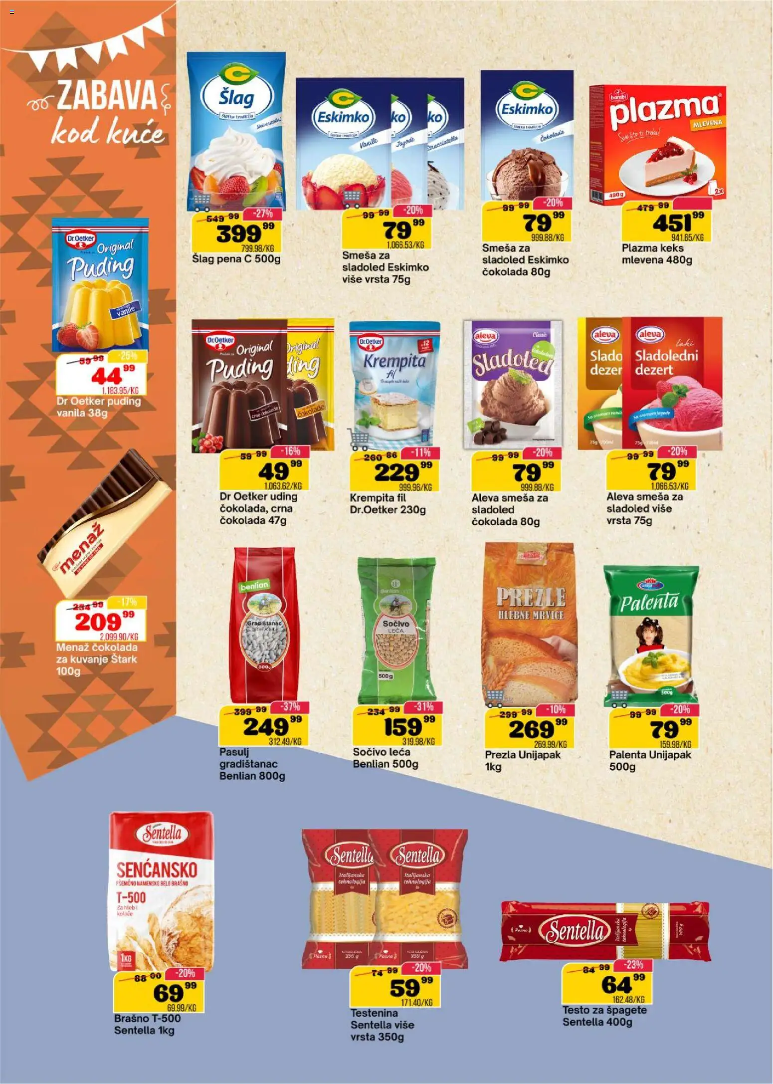 Senta Promet katalog - važi od 20.05.2026 | Strana: 10 | Proizvode: Jagode, Keks, Palenta, Plazma