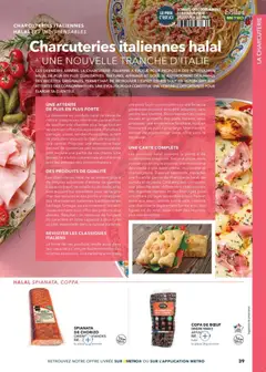 METRO - Prévisualisation de METRO - Guide Italie valide à partir de 28/05/2026 | Page: 39 | Produits: Chorizo, Volaille, Mozzarella, Pizza