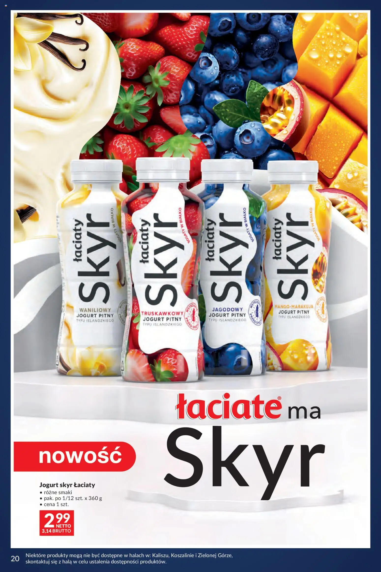 Makro gazetka - Lato pełne inspiracji od 04.08.2026 | Strona: 11 | Produkty: Skyr waniliowy, Jogurt pitny, Jogurt, Skyr