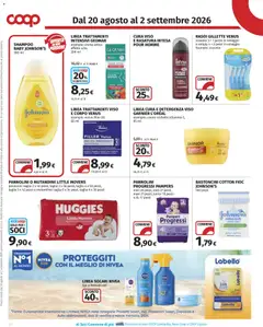 Anteprima del volantino COOP volantino Superstore valido a partire dal 20/08/2026 | Pagina: 24 | Prodotti: Crema, Mutandine, Sorbetto, Data