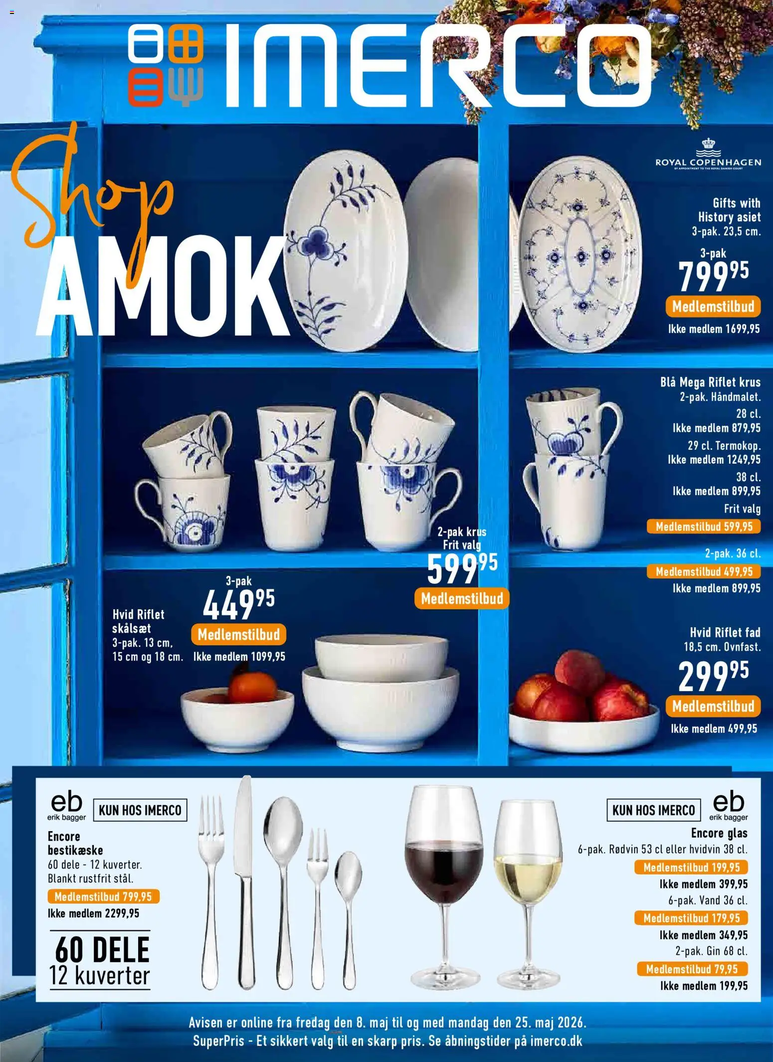 Imerco tilbudsavis – gyldig fra 08.05.2026 | Side: 1 | Produkter: Gin