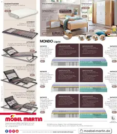 Möbel Martin Katalog Mondo ab 01.09.2026 gültig | Seite: 8 | Produkte: Matratze, Kommode, Lattenrost, Drehtürenschrank