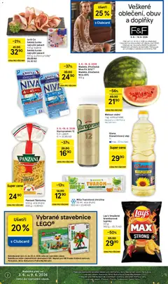 Náhled letáku Panzani Těstoviny, Pasta, 500 g, various types. od 03.06.2026 | Strana: 2 | Produkty: Meloun, Zmrzlina, Plech, Lay's