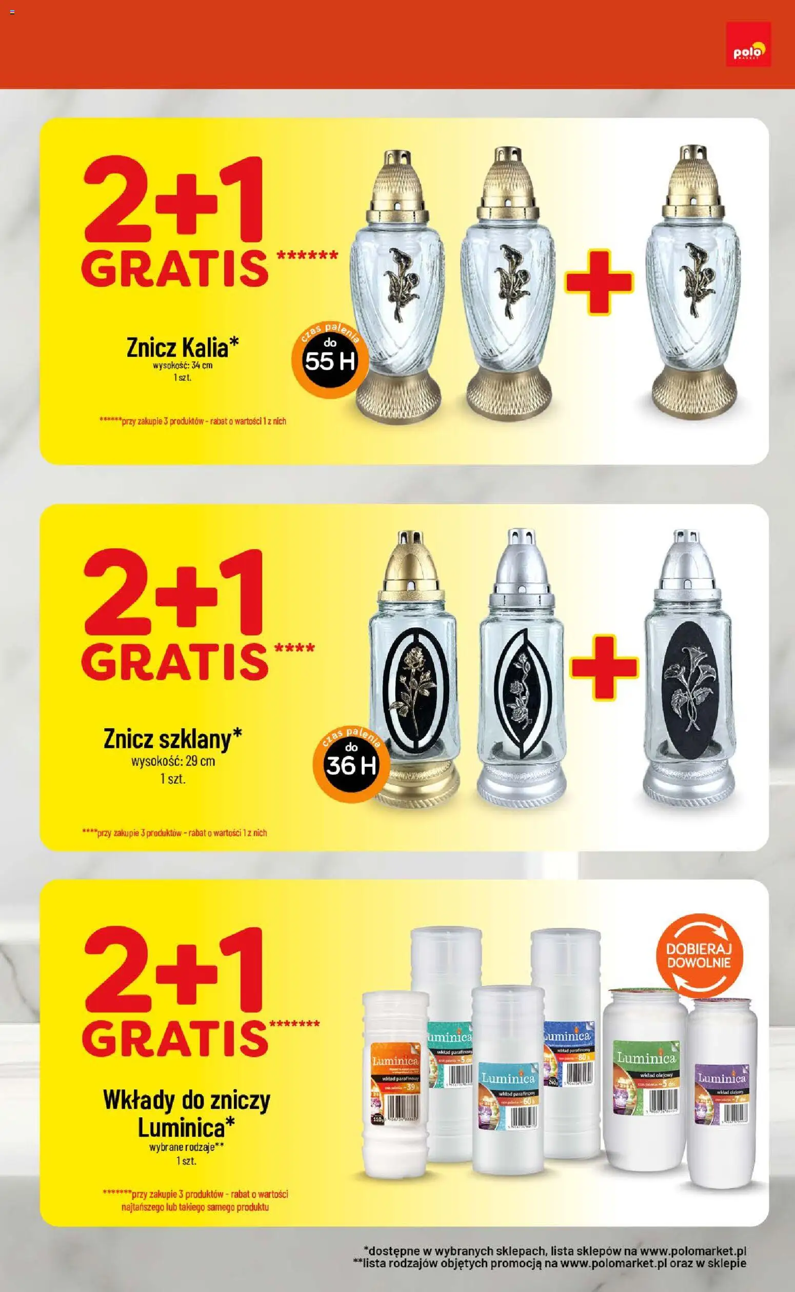POLOmarket gazetka - Inspirujący Tydzień od 14.10.2026 | Strona: 7 | Produkty: Wkłady do zniczy
