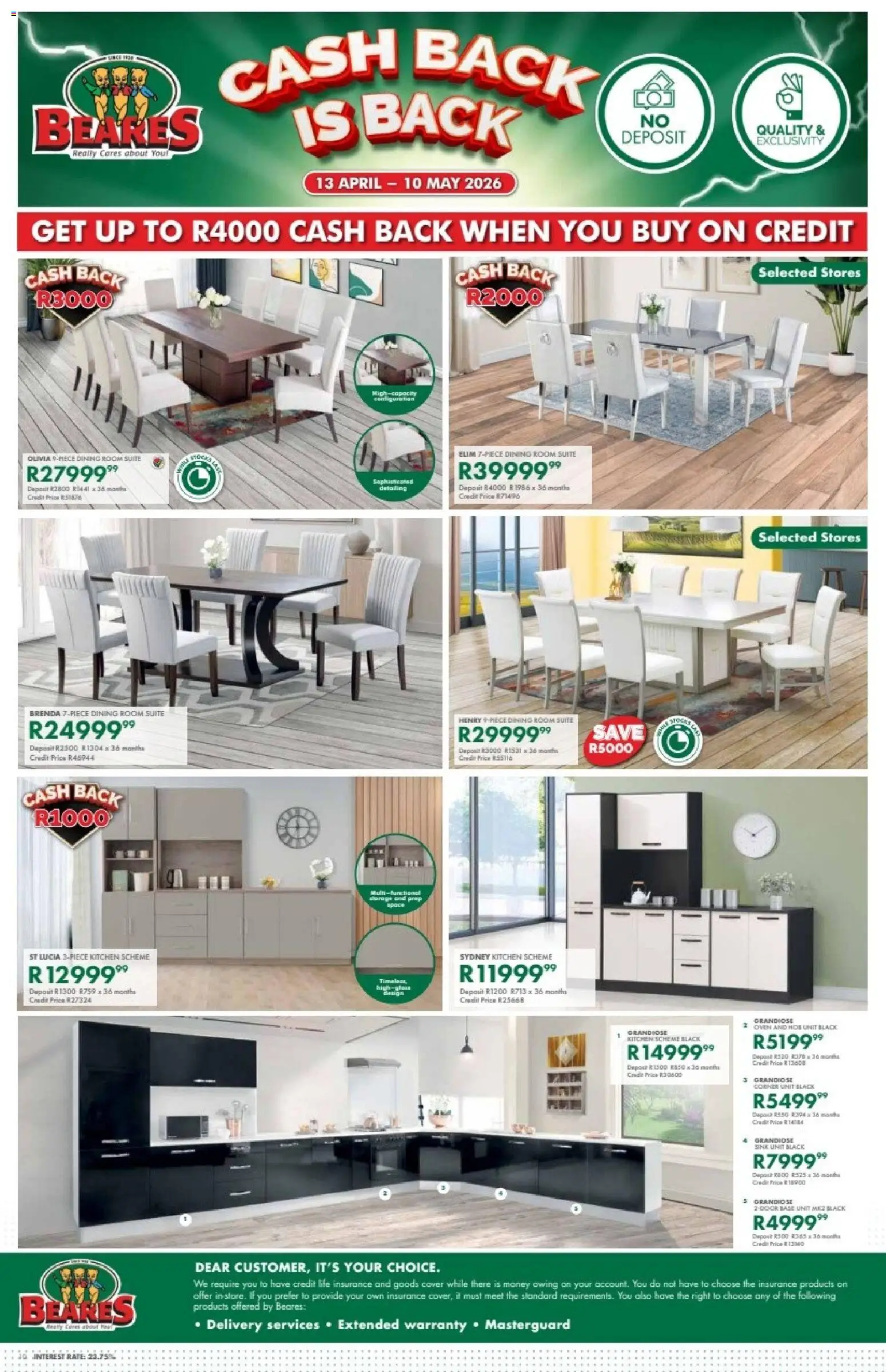 Beares Specials | 13/04/2026 | How to get a limited discount? Save today! | South Africa