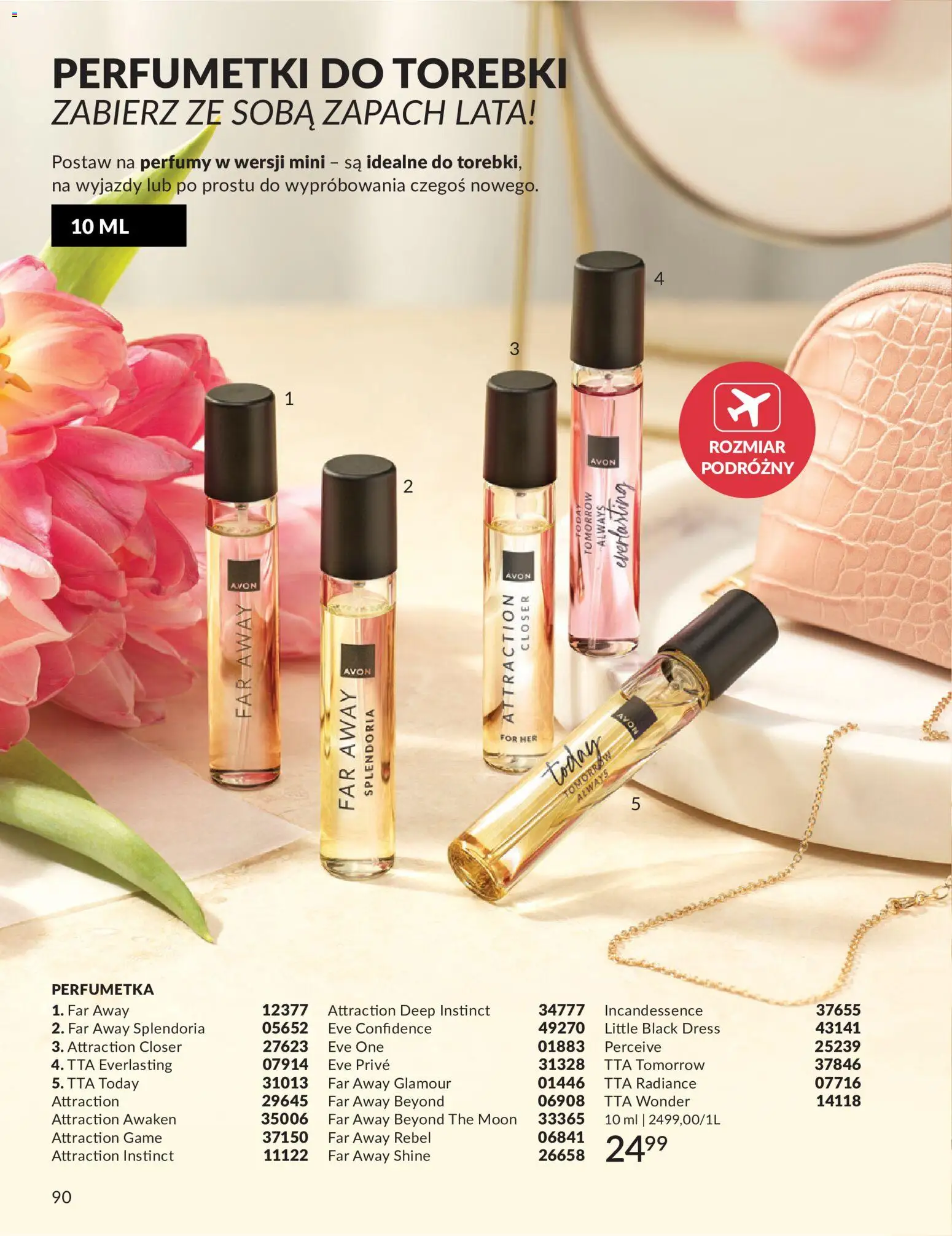 Avon Katalog 6 2026 od 01.06.2026 | Strona: 90 | Produkty: Perfumy, Zapach, Torebki