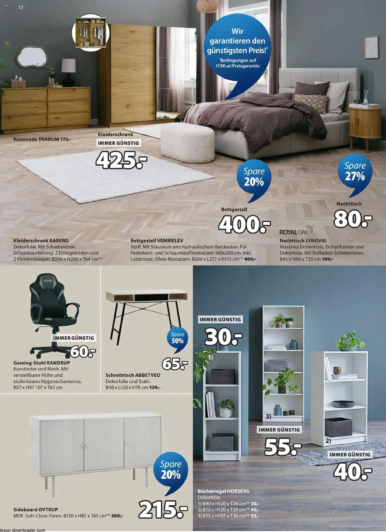 JYSK Prospekt aktuell gültig ab 11.05.2026 | Seite: 12 | Produkte: Kleiderschrank, Kommode, Nachttisch