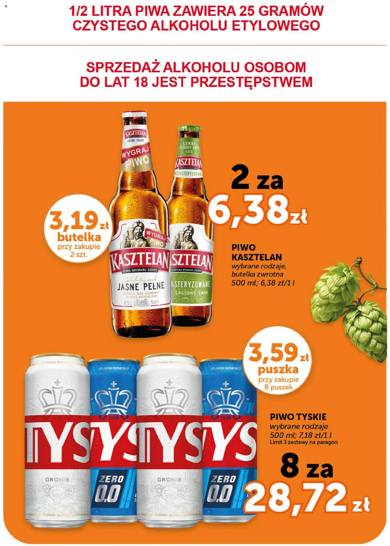 Groszek gazetka - Minimarket od 14.05.2026 | Strona: 9 | Produkty: Tyskie, Piwo