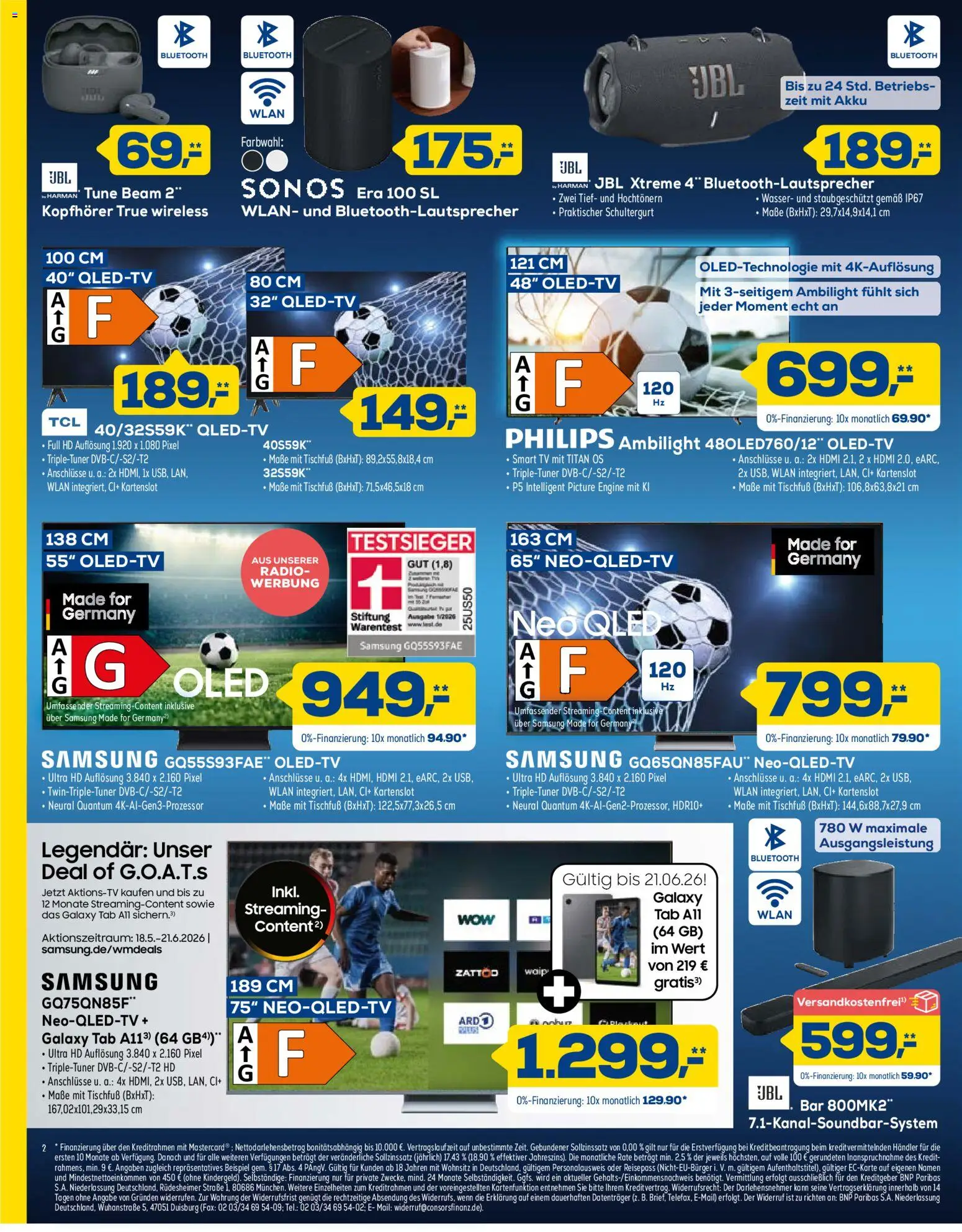 Euronics Prospekt – gültig ab 30.05.2026 | Seite: 2 | Produkte: Philips, Smart TV, Wasser, TV