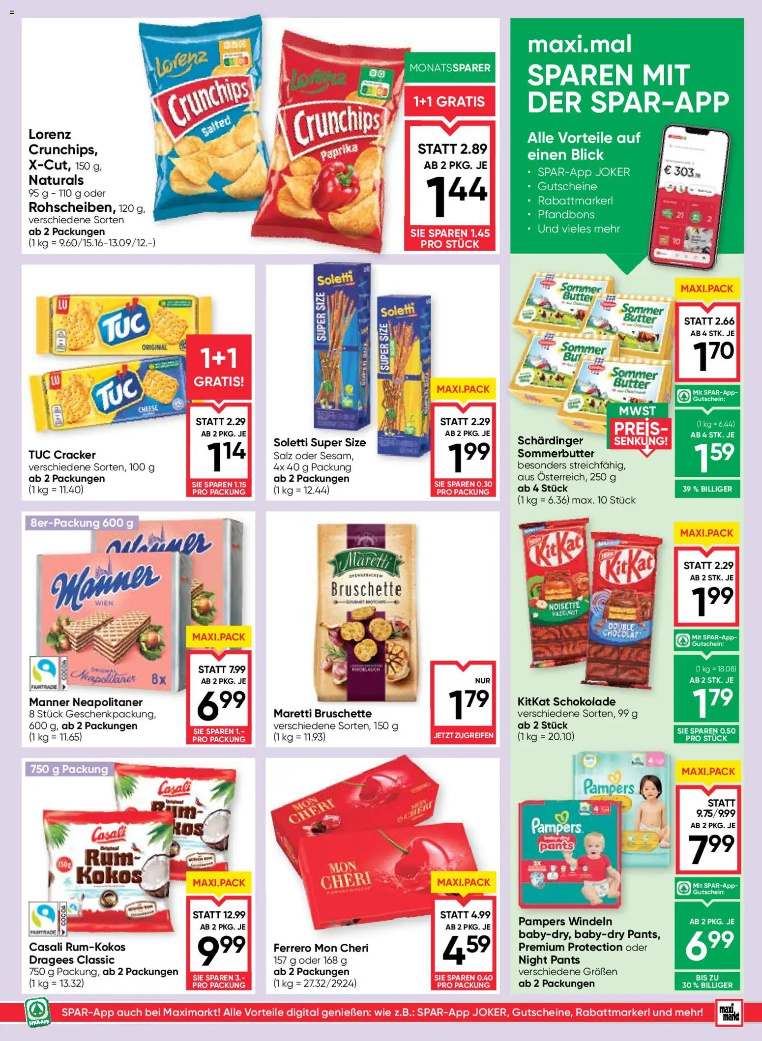 Maximarkt Flugblatt gültig ab 17.09.2026 | Seite: 11 | Produkte: Salz, Windeln, Pampers, Butter