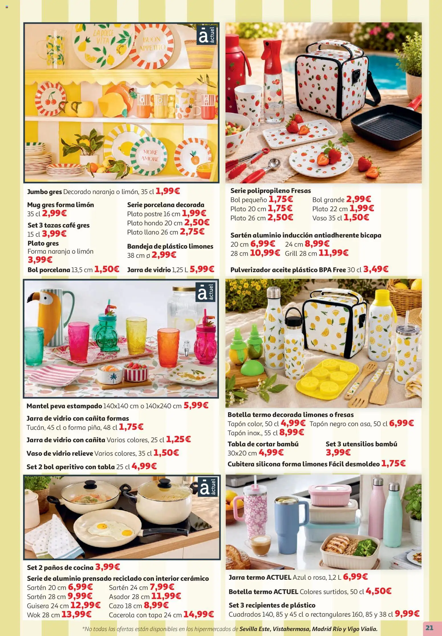 Alcampo HG Unico No Litoral │ válido desde el 15/07/2026 | Página: 21 | Productos: Café, Fresas, Cocina, Bandeja