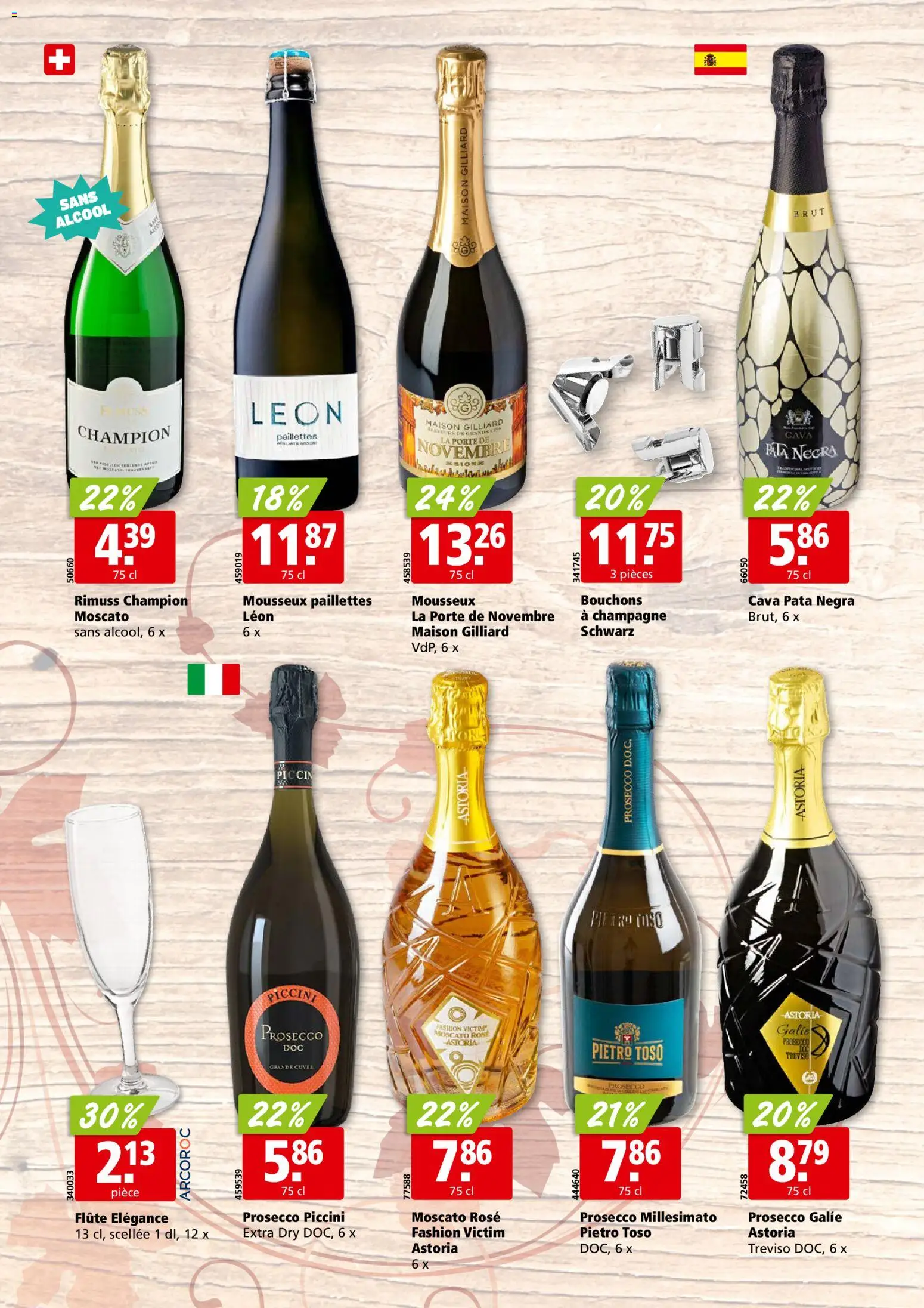 Aligro aktionen Vins Sion – gültig ab 21.09.2026 | Seite: 14 | Produkte: Prosecco