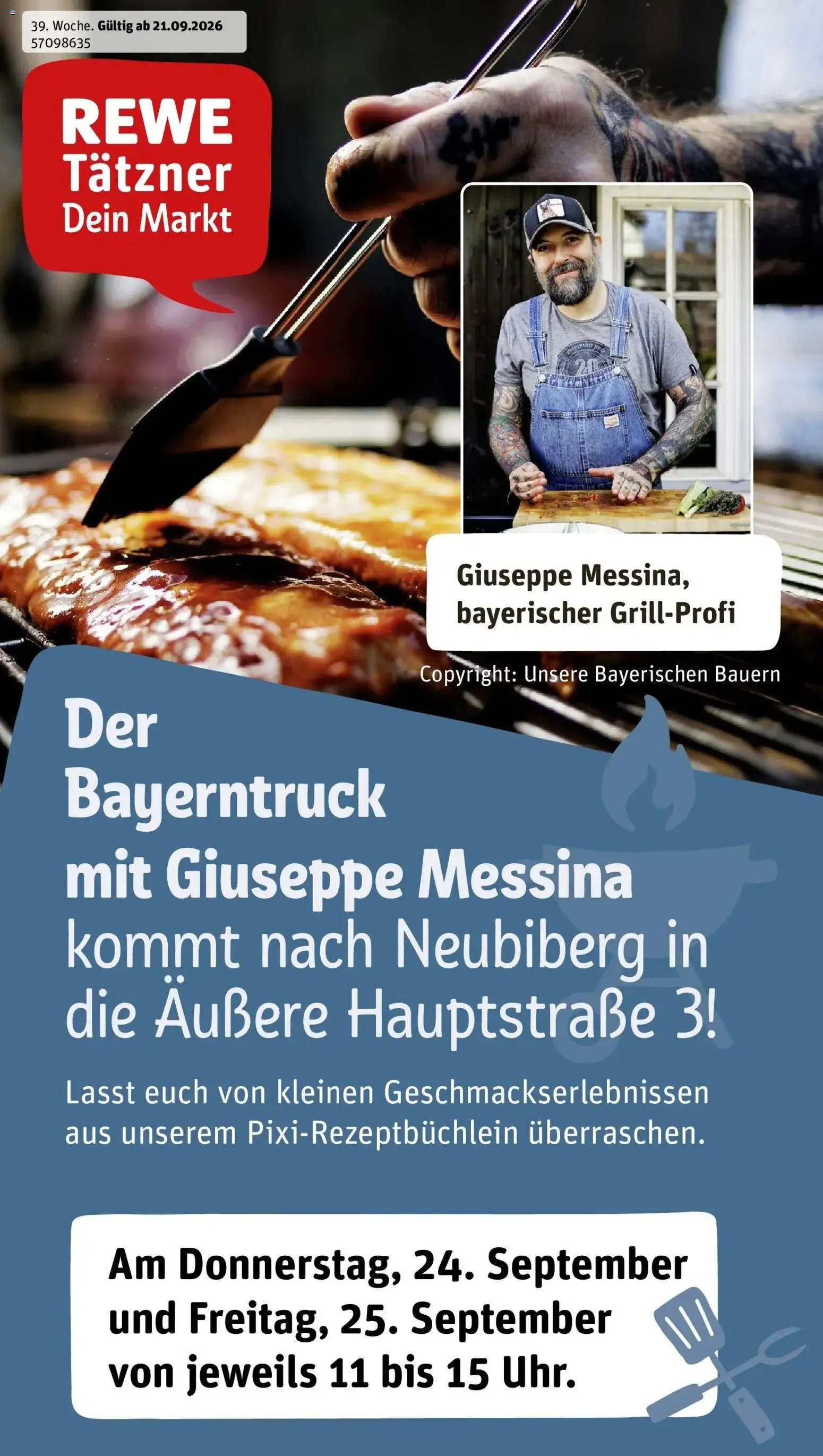 REWE Prospekt ab 21.09.2026 zum Blättern » Angebote | Seite: 1
