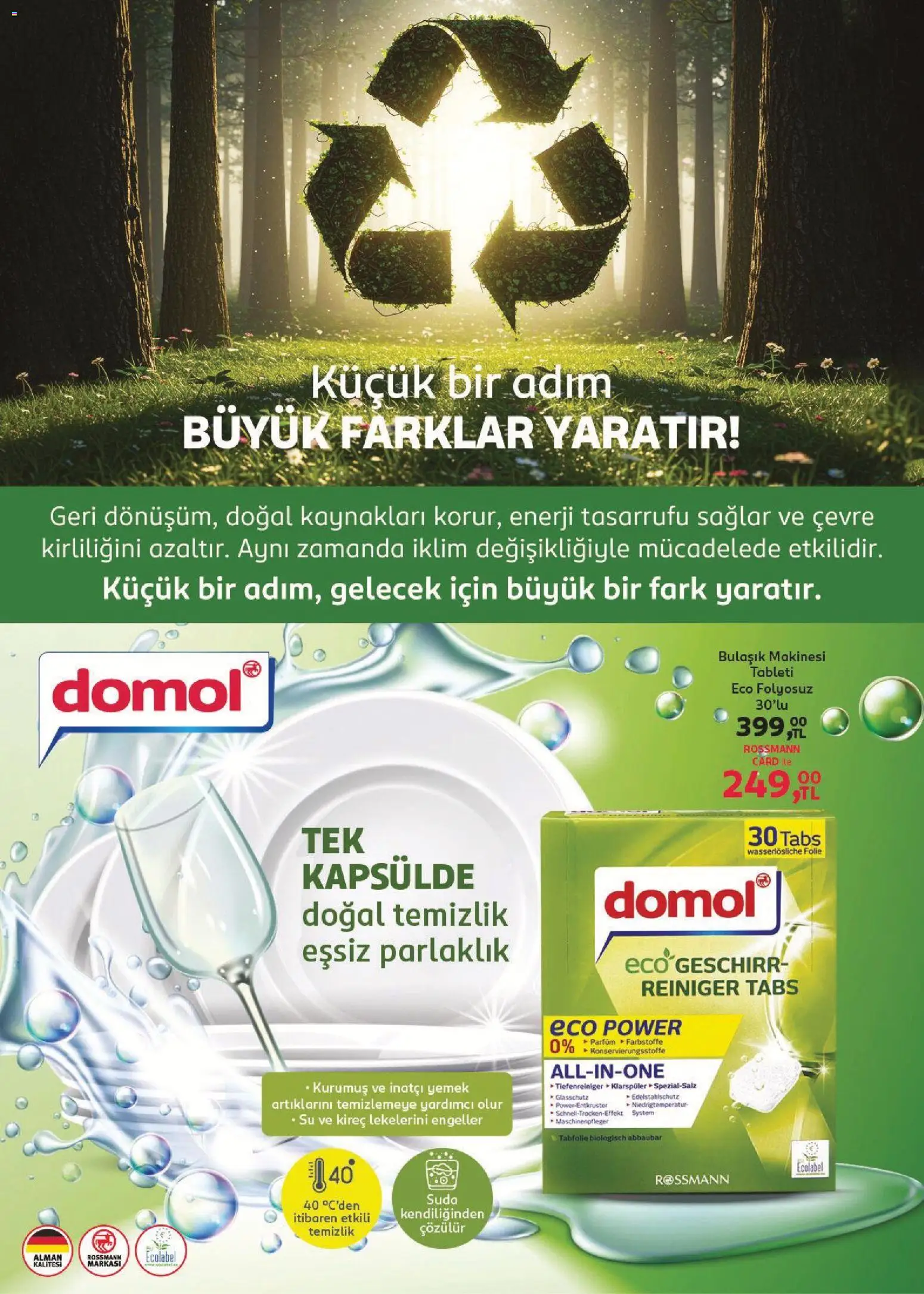 Rossmann - Mayıs Kişisel Bakım Kataloğu - 30.04.2026 tarihinden itibaren geçerlidir | Sayfa: 5 | Ürünler: Su, Bulaşık makinesi