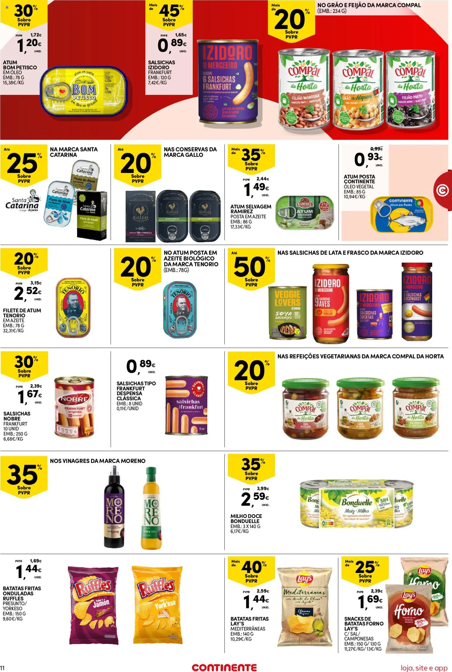 Continente Semanal Continente Bom Dia │ válido de 05.05.2026 | Página: 11 | Produtos: Forno, Manteiga, Batatas fritas, Milho