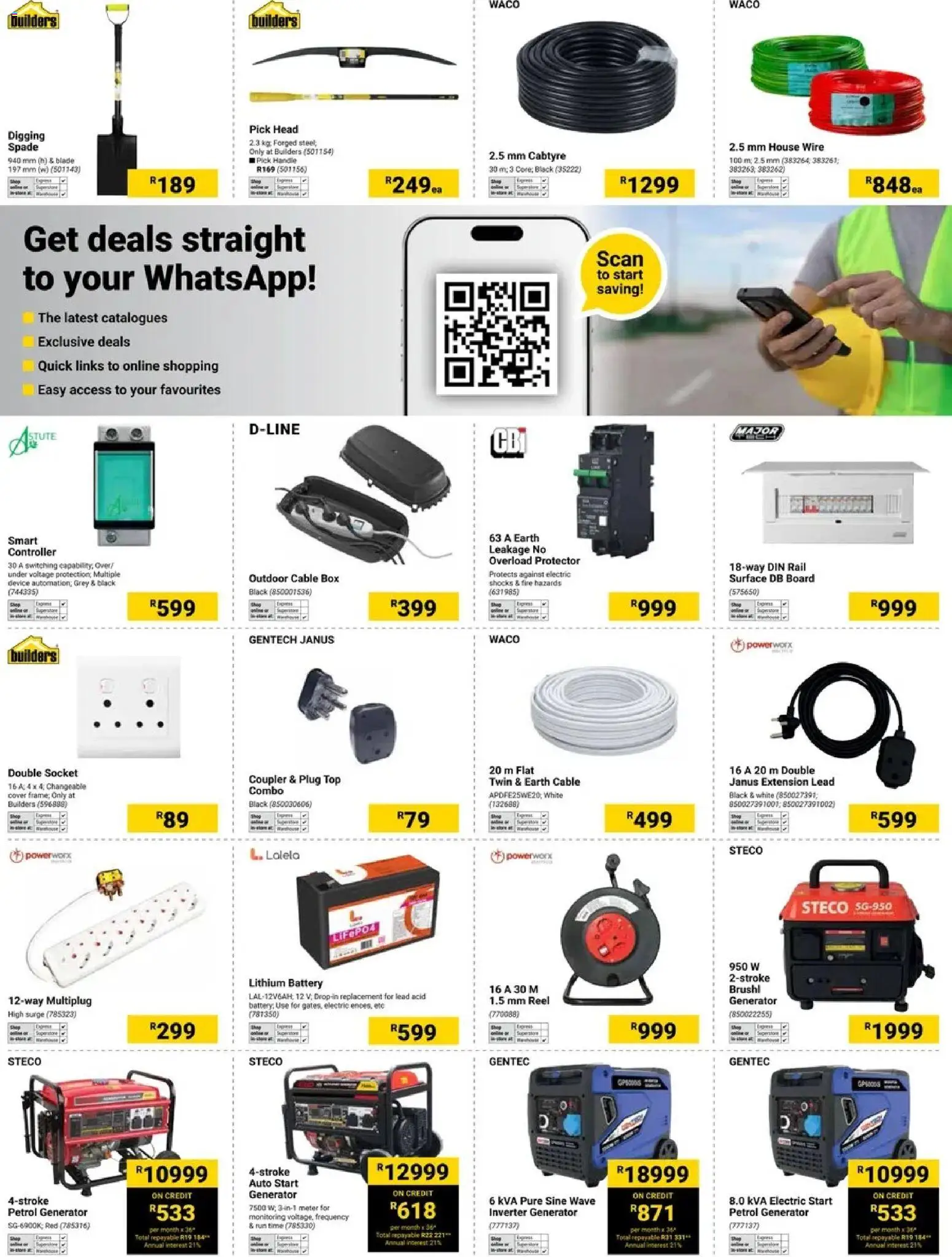 New Builders catalogue – valid from 16.06.2026 | Page: 6