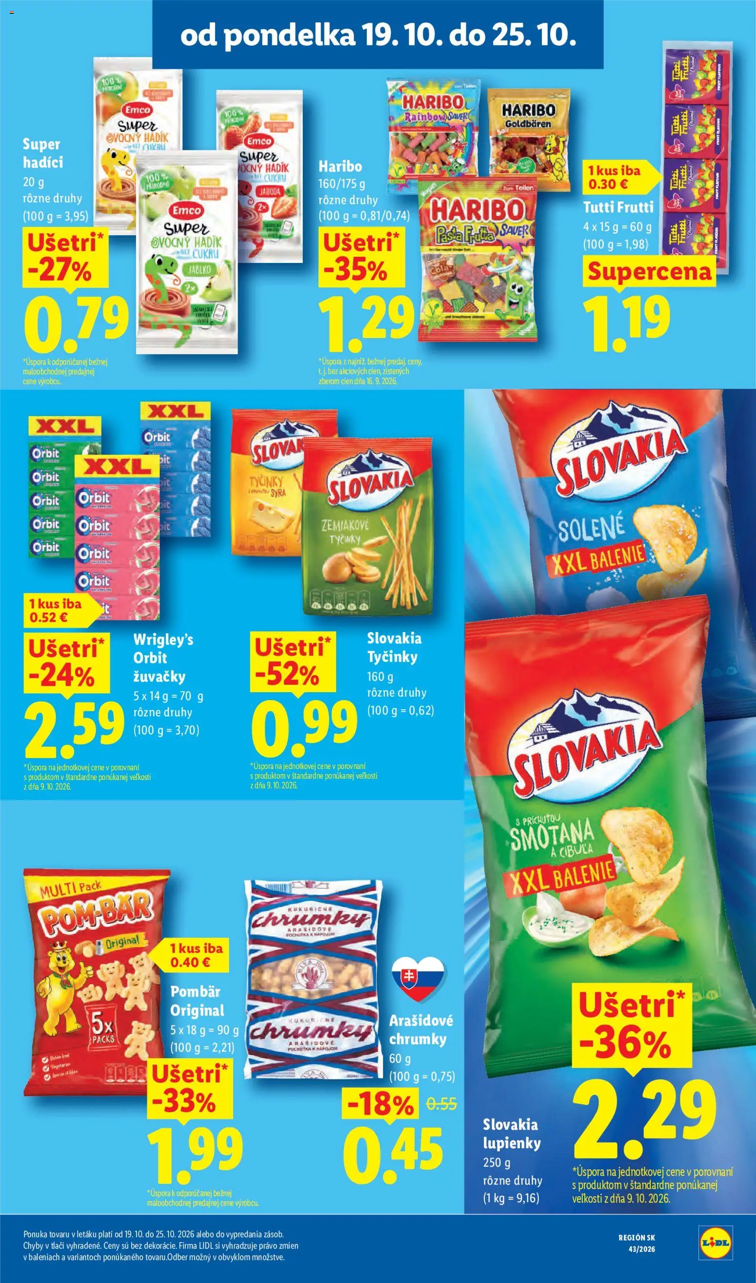 Nové Lidl akcie – leták je platný od 19.10.2026 | Strana: 33