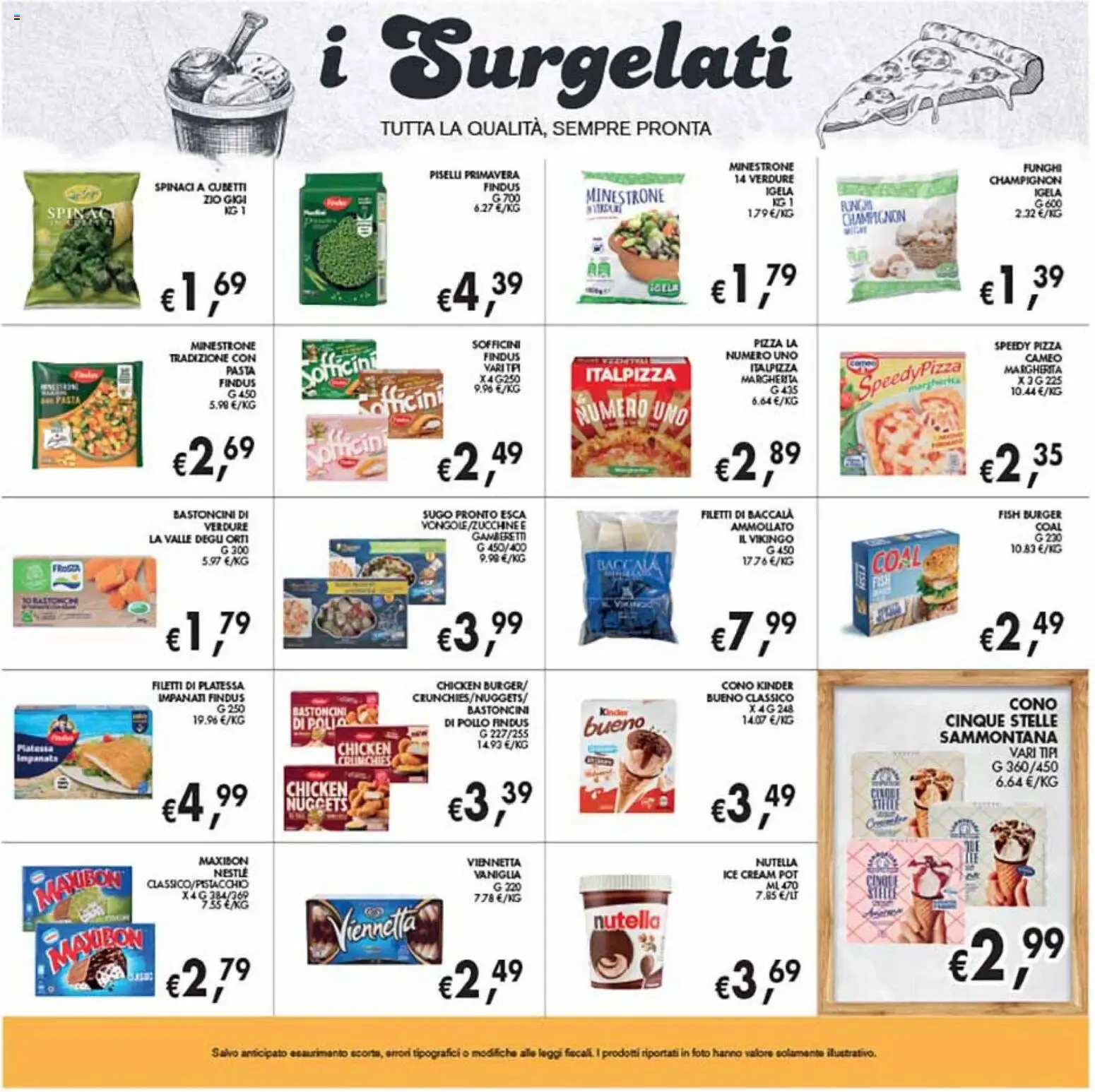 Volantino Coal del 10/09/2026 | Pagina: 13 | Prodotti: Verdure, Nutella, Sugo, Gamberetti