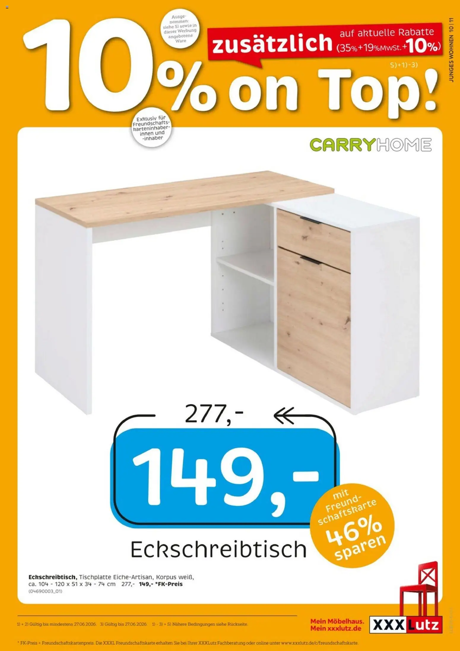 XXXLutz Junges Wohnen – gültig ab 10.06.2026 | Seite: 11 | Produkte: Top