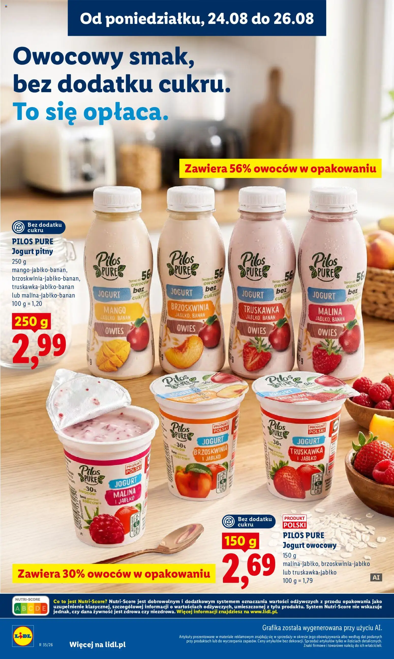 Lidl Polsko leták od 24.08.2026 | Strana: 52 | Produkty: Mango, Jogurt, Banán