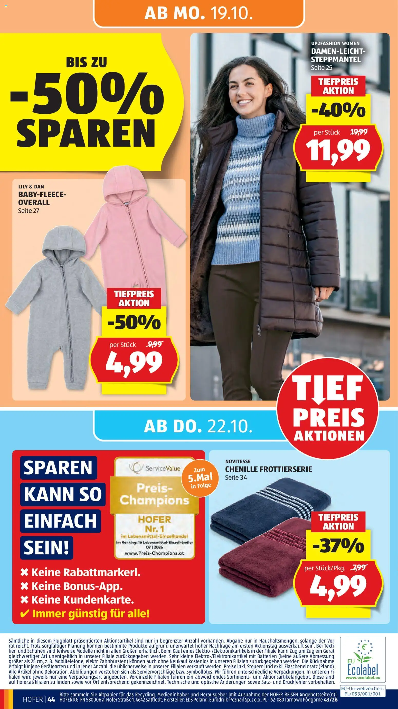 Hofer Flugblatt gültig ab 16.10.2026 | Seite: 56