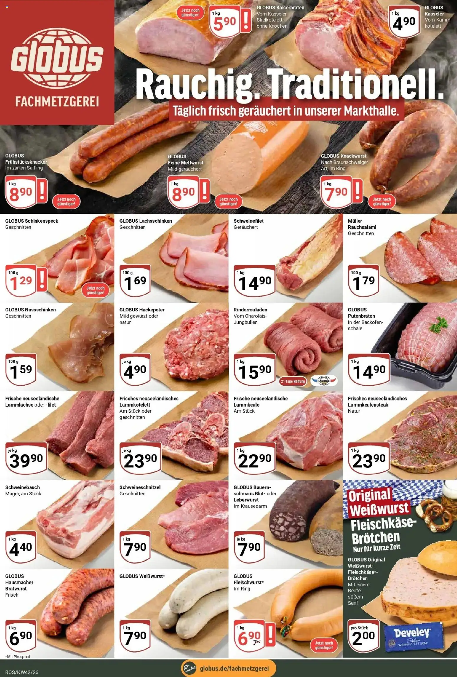 Globus Prospekt Lambrechtshagen (ab 12.10.2026) » Angebote online | Seite: 10 | Produkte: Schweinebauch, Bratwurst, Schweinefilet, Backofen