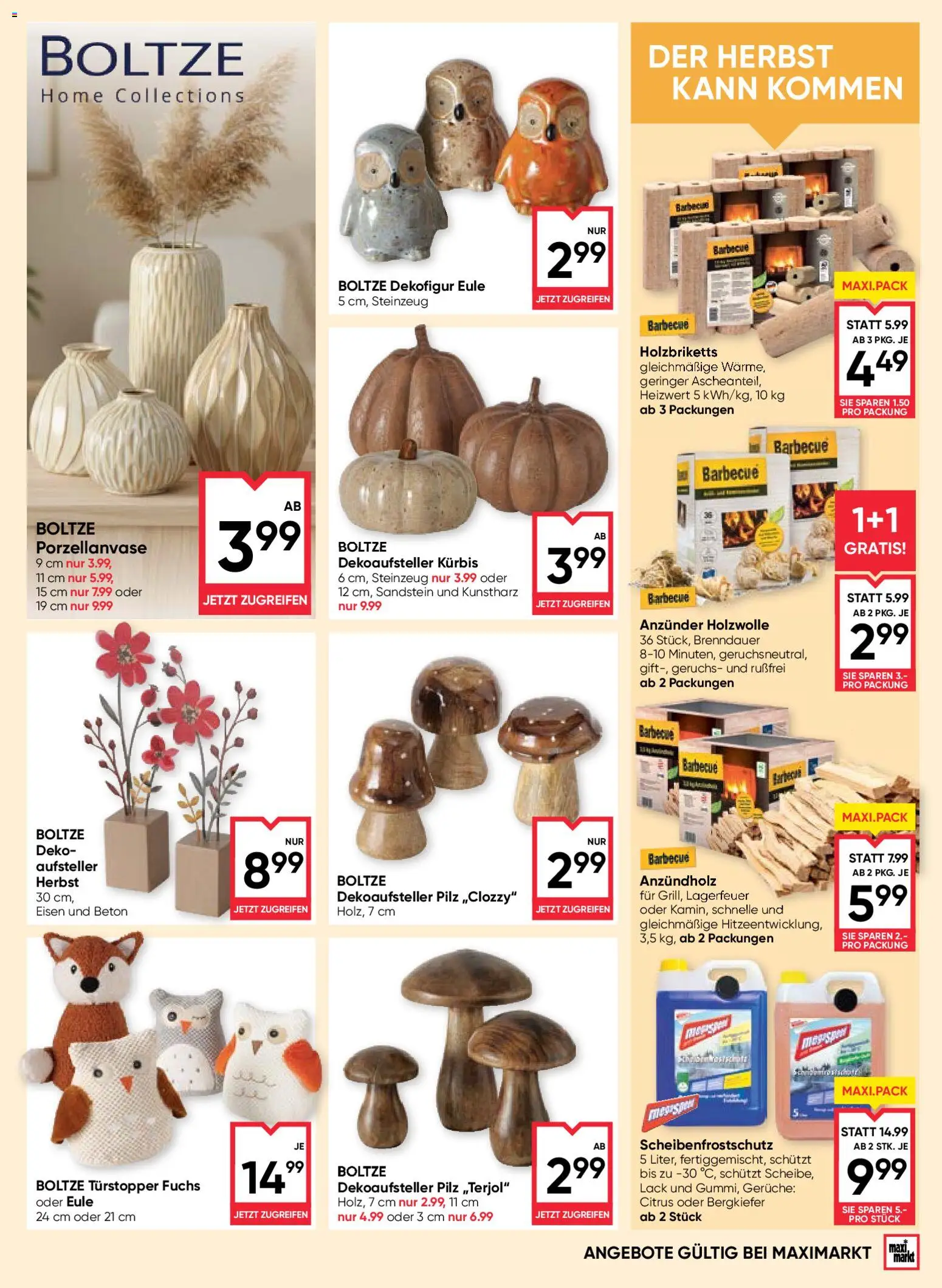 Maximarkt Flugblatt gültig ab 17.09.2026 | Seite: 21 | Produkte: Kürbis