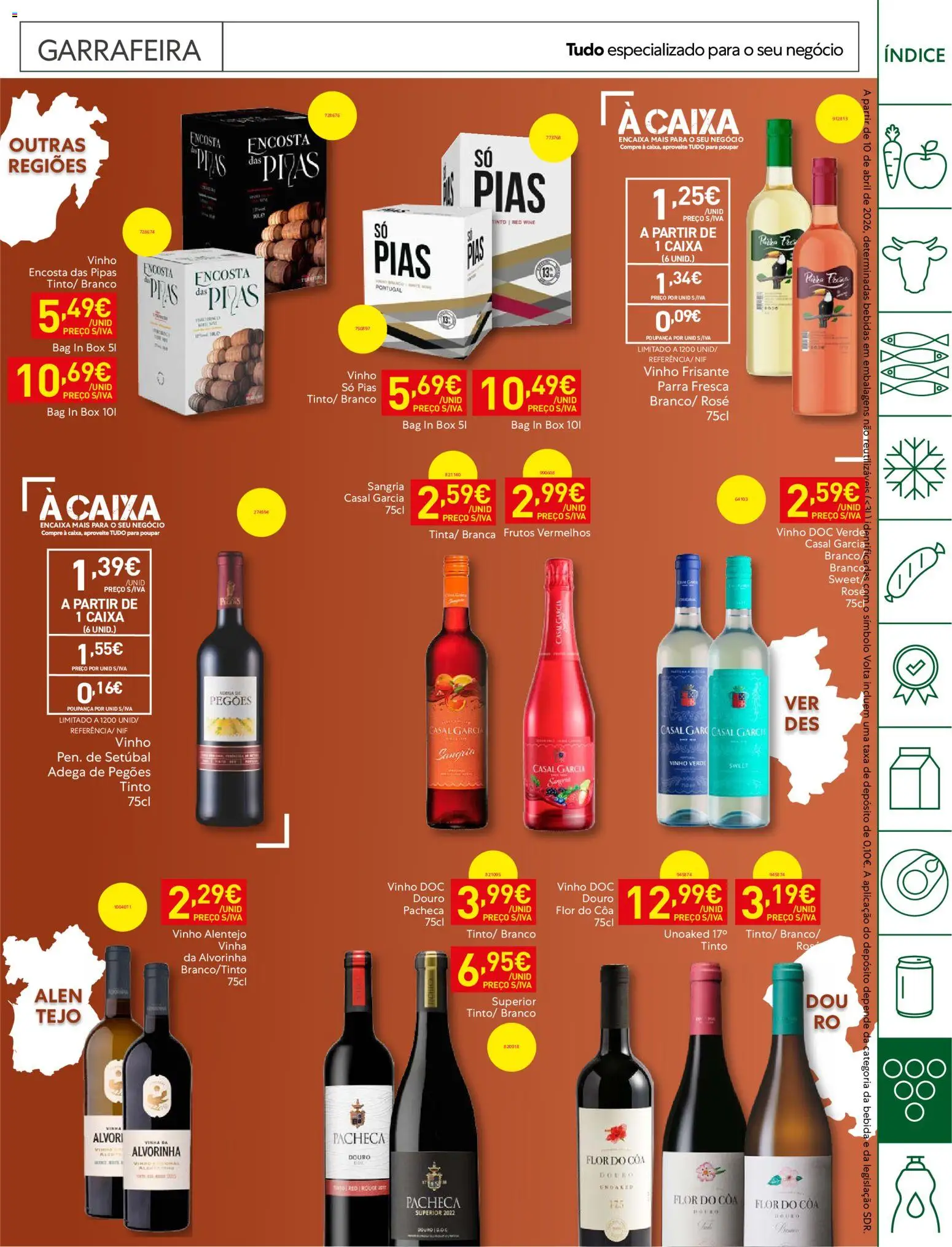 Recheio Horeca Madeira │ válido de 26.05.2026 | Página: 23 | Produtos: Caixa, Vinho, Bebida